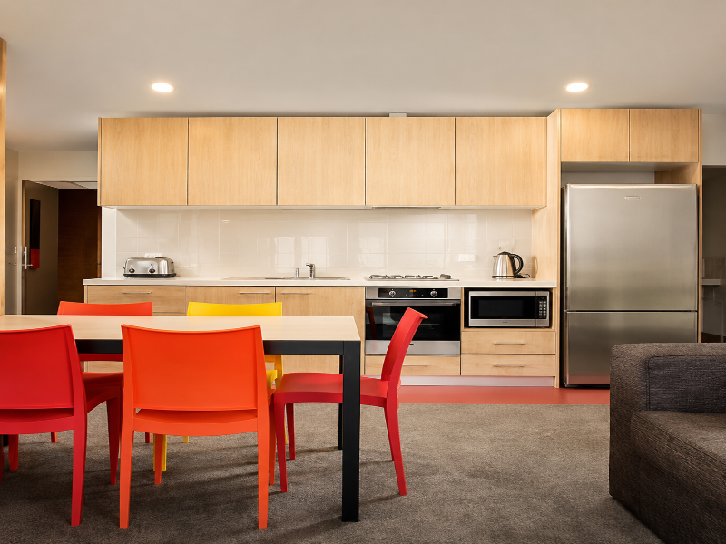 Apartment, 4 single bedrooms, kitchen