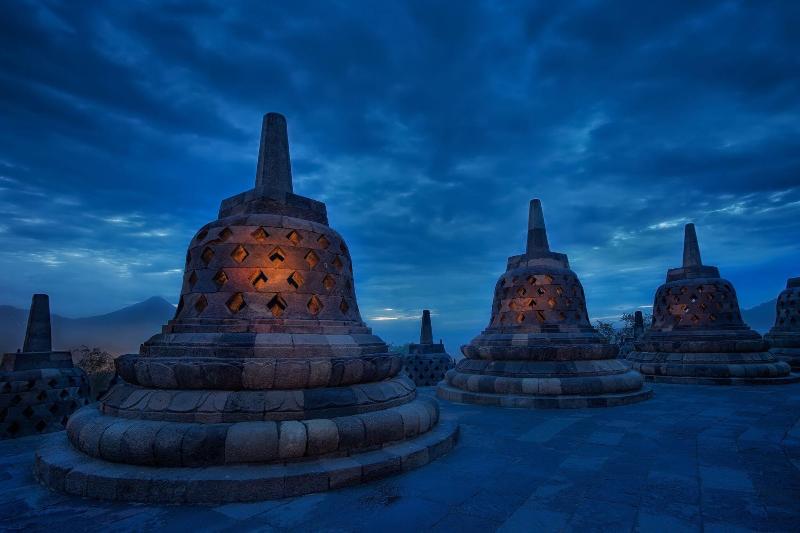 The Amrta Borobudur image
