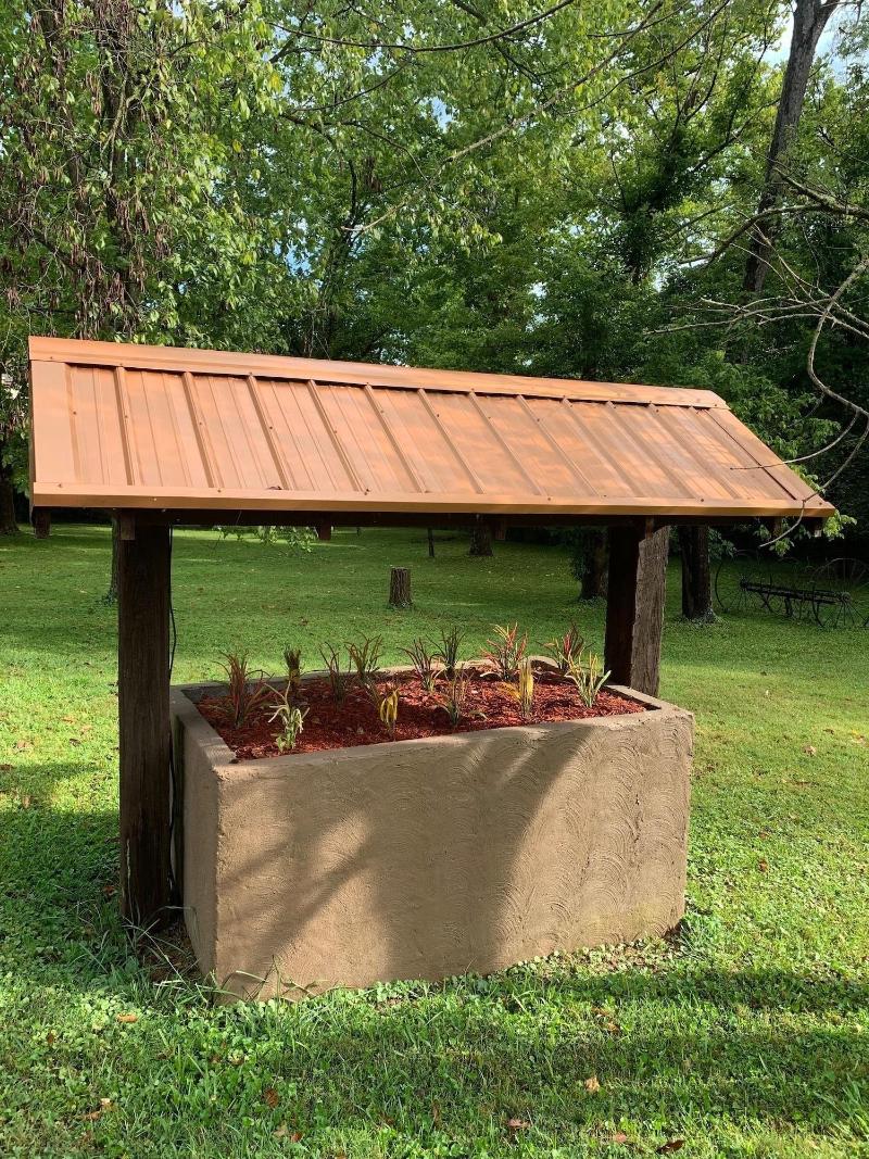 Log Cabin In The Field image