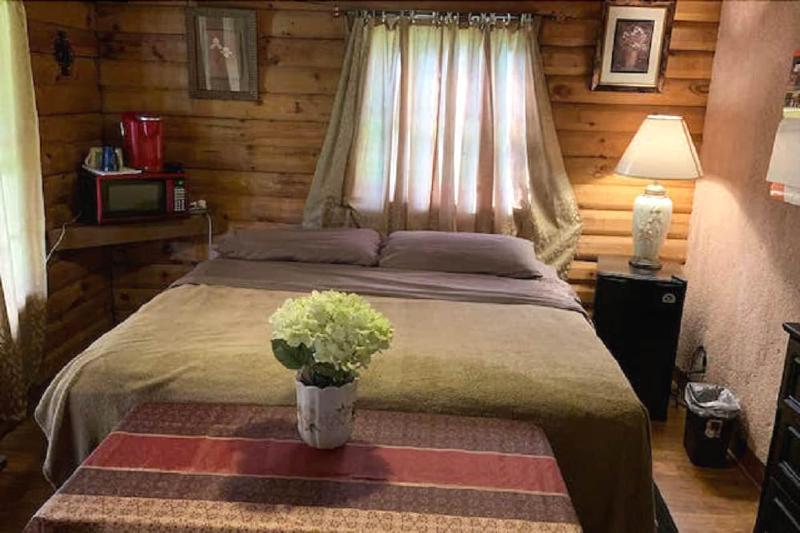 Log Cabin In The Field image
