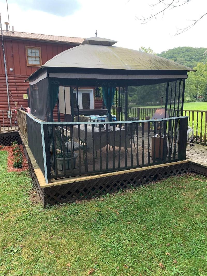Log Cabin In The Field image