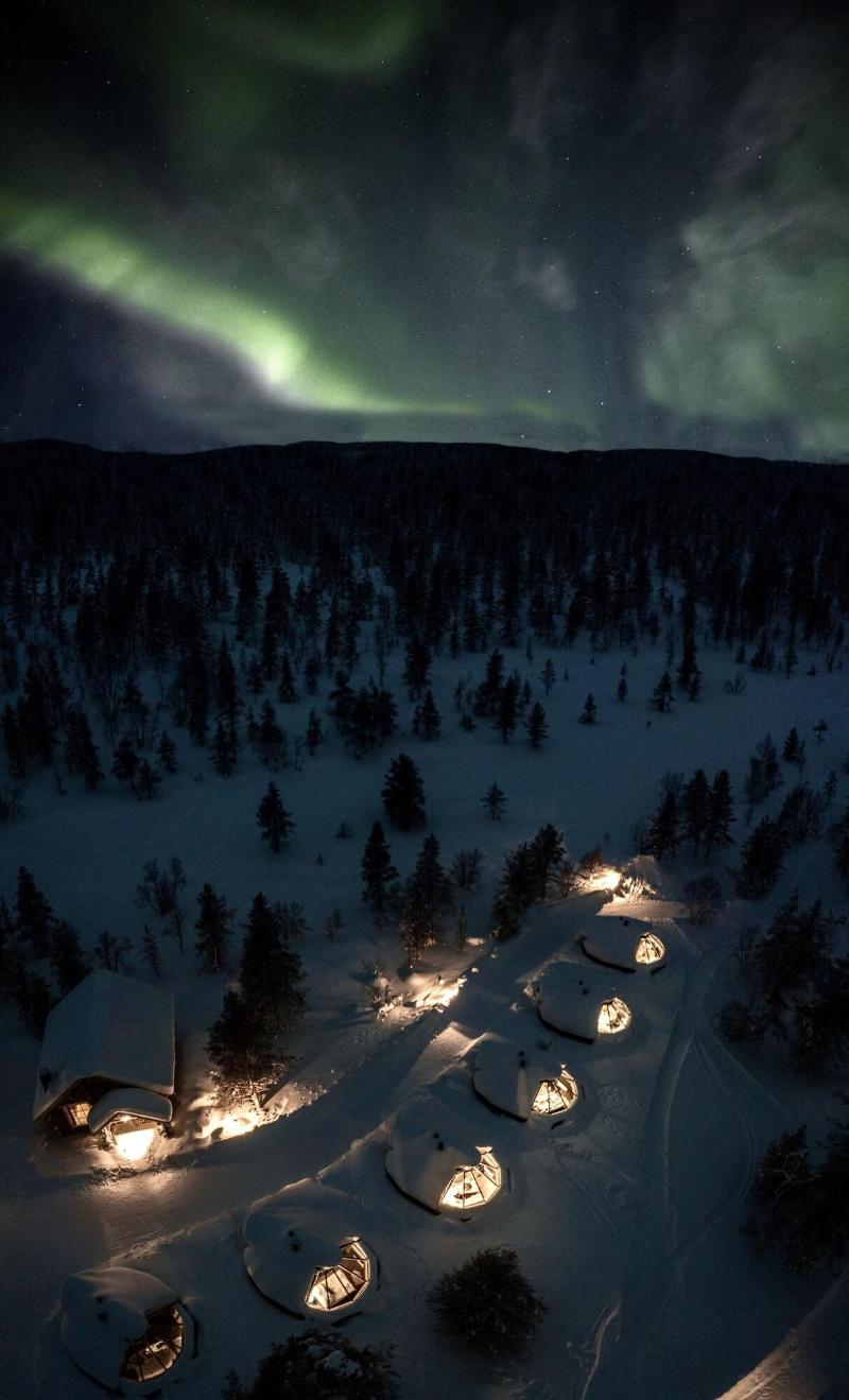 Wilderness Hotel Muotka — exterior view