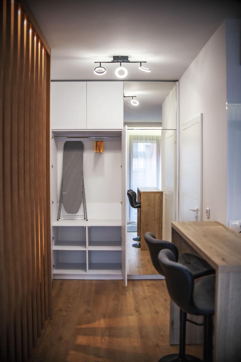 Glass House Hot Tub Apartments image