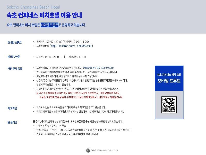 Sokcho Chonpines Beach Hotel image