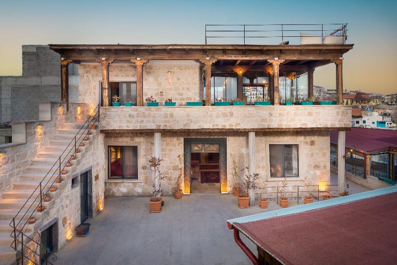 Megaron Cave Hotel — exterior view