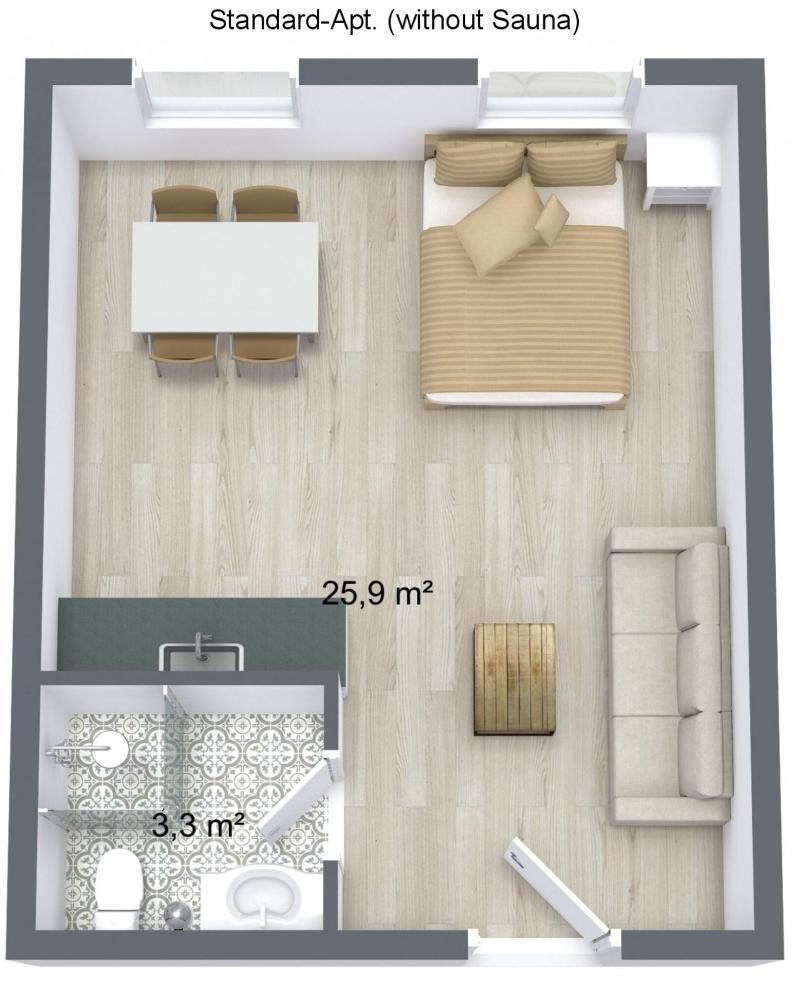 Zollikof Aparts Sauna Studioapartments image