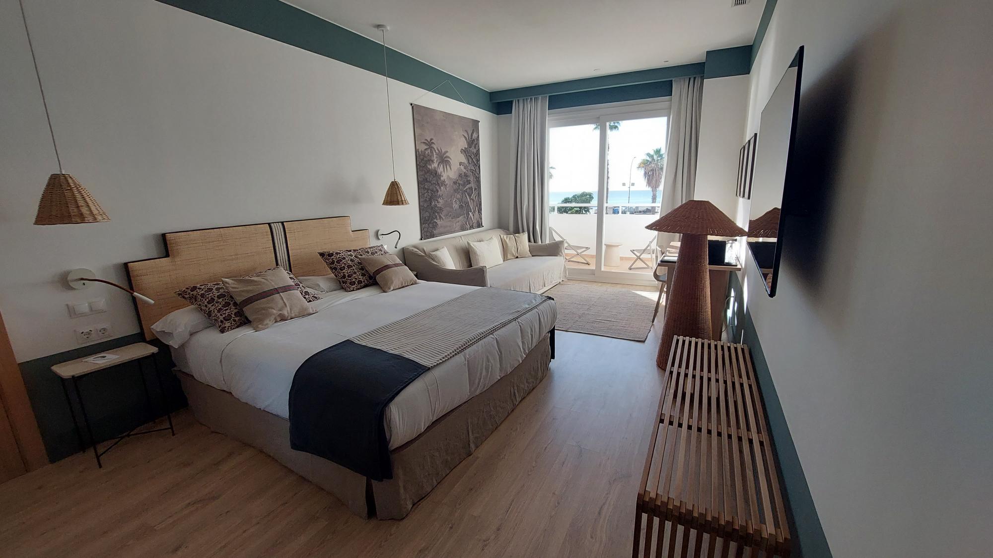 Chambre quadruple, supérieure, vue sur la mer
