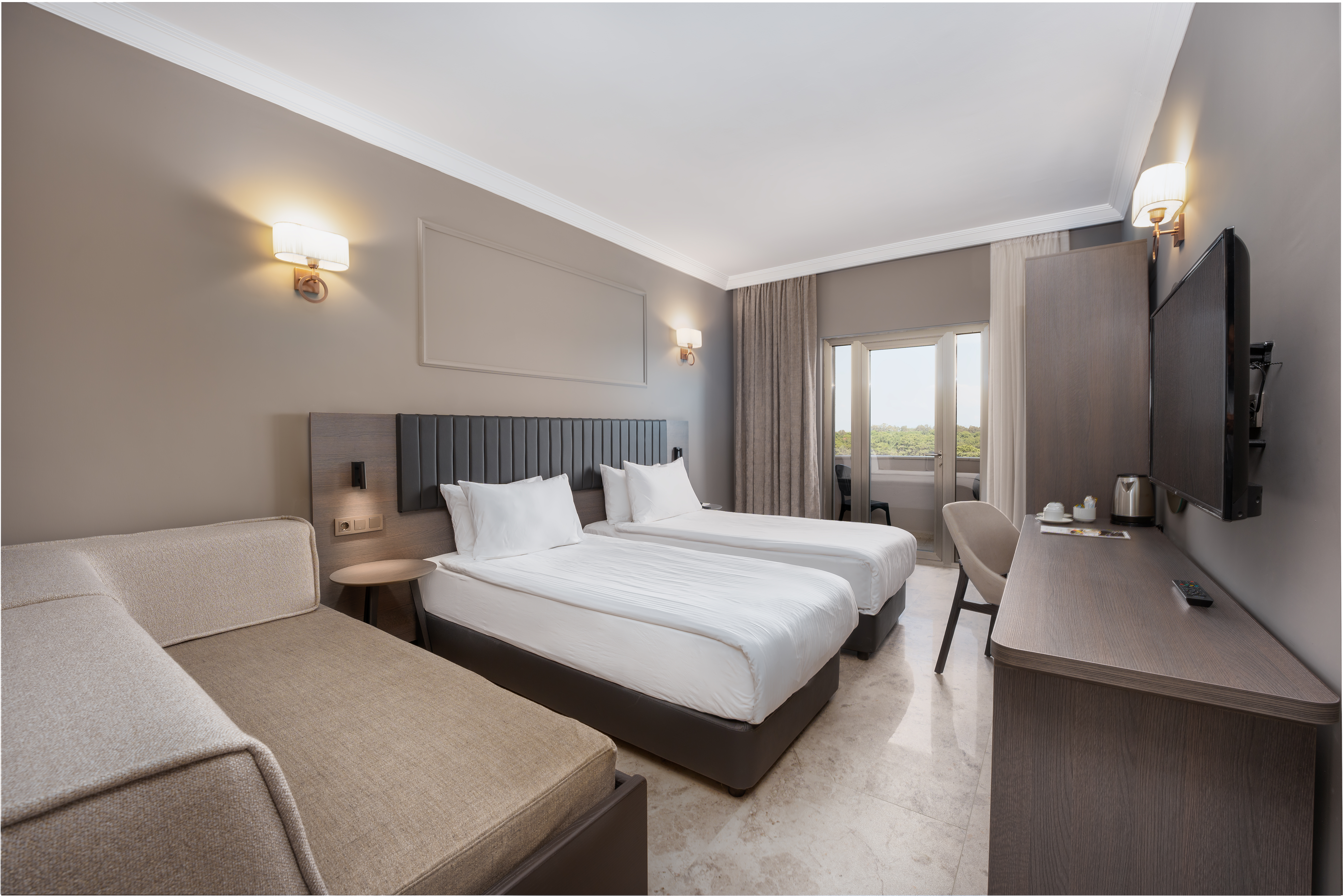 Double room, landscape view