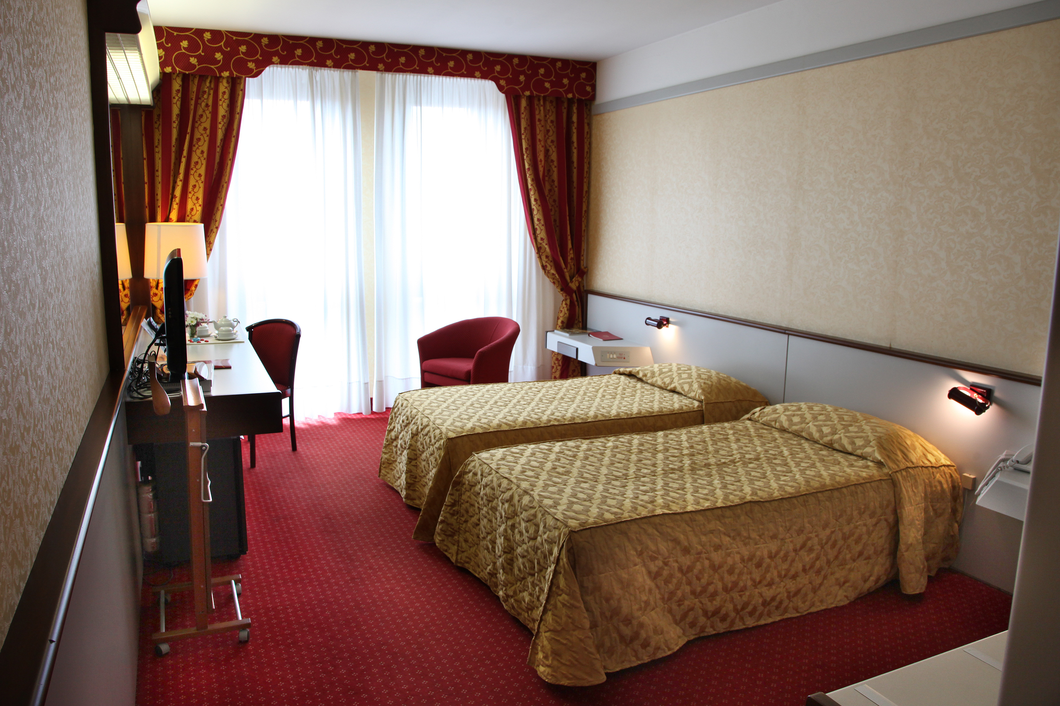 Chambre avec 2 lits
