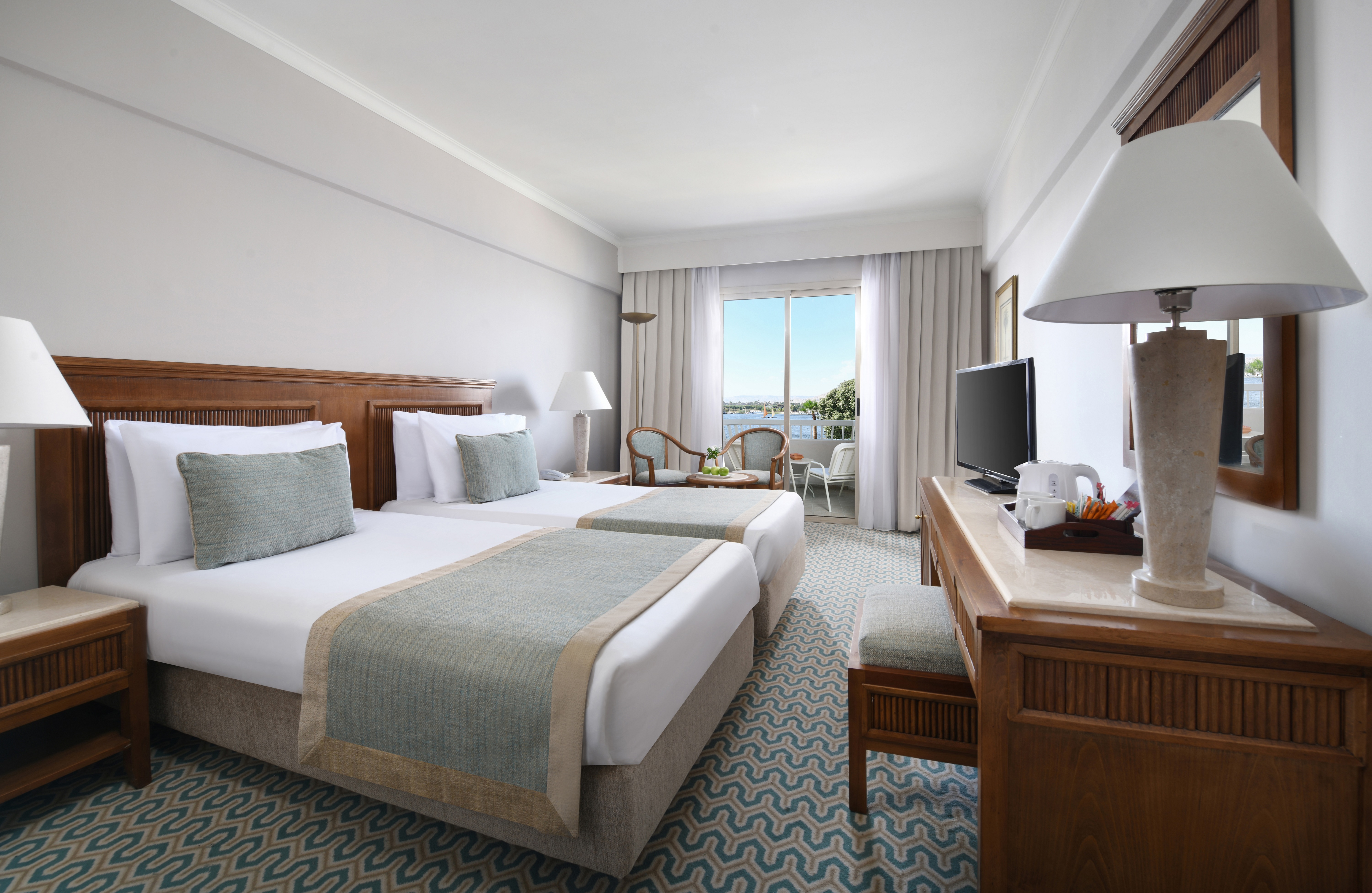 Chambre avec 2 lits, supérieure, vue sur la rivière