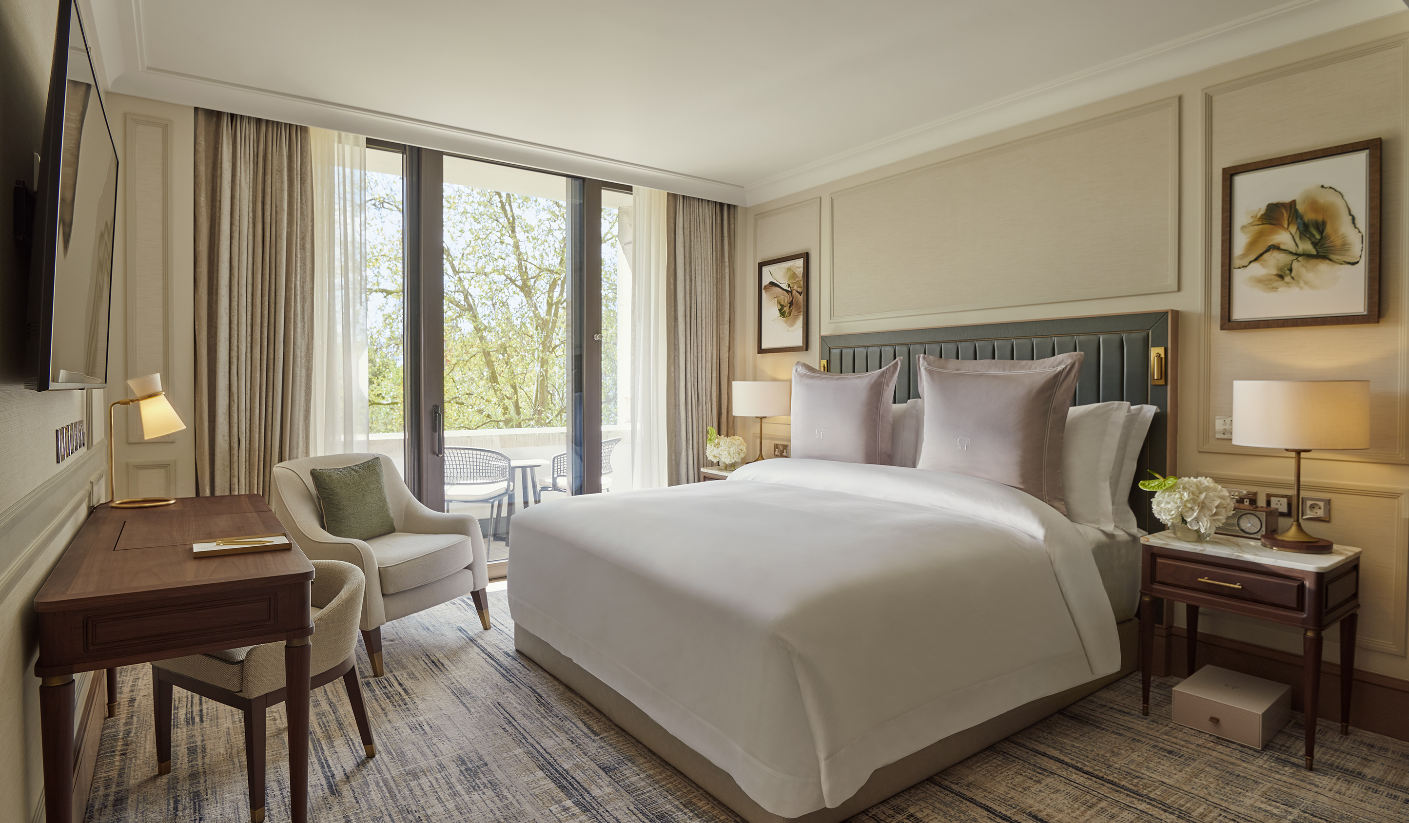 Suite, vue sur le jardin