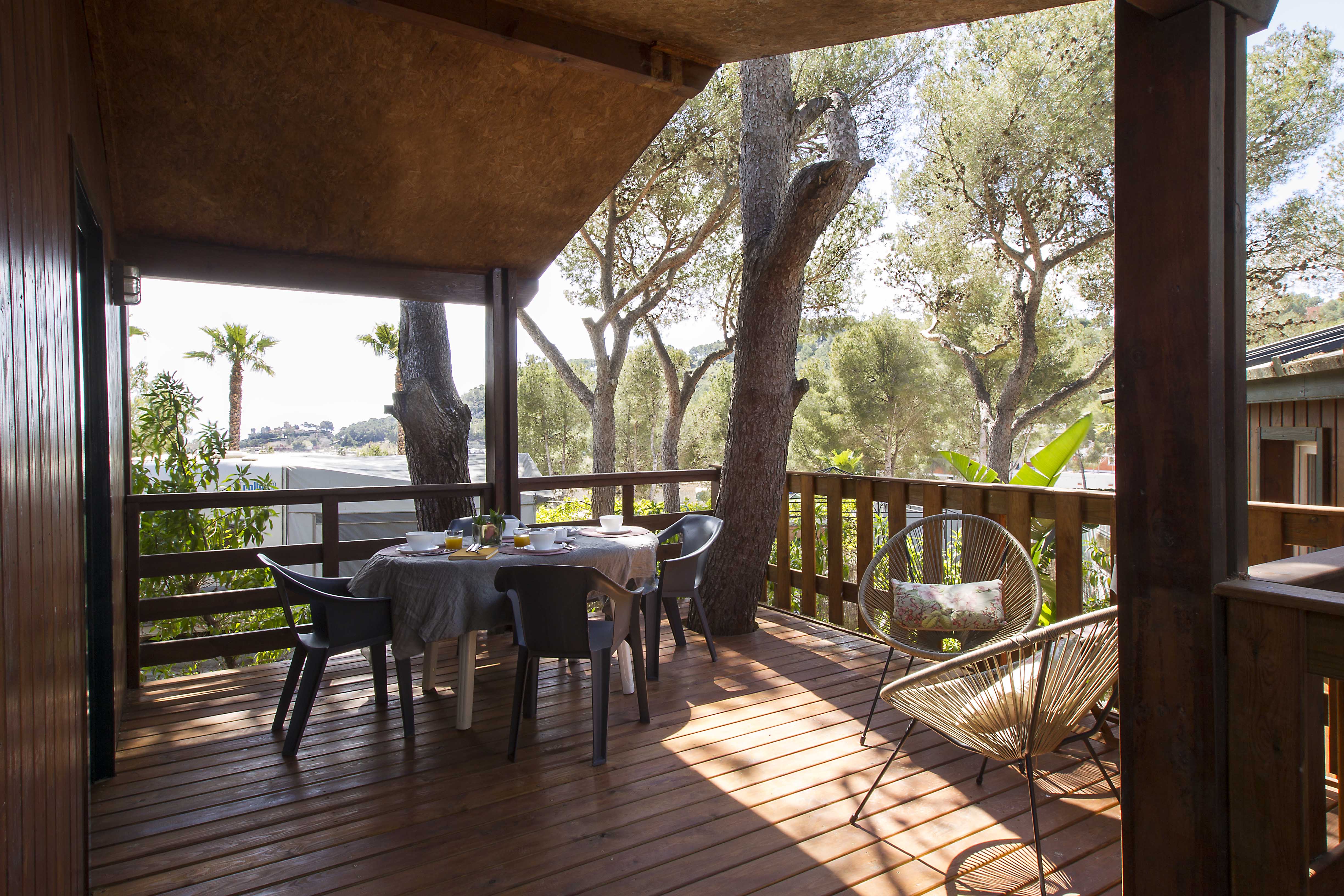 Habitación, familiar, terraza