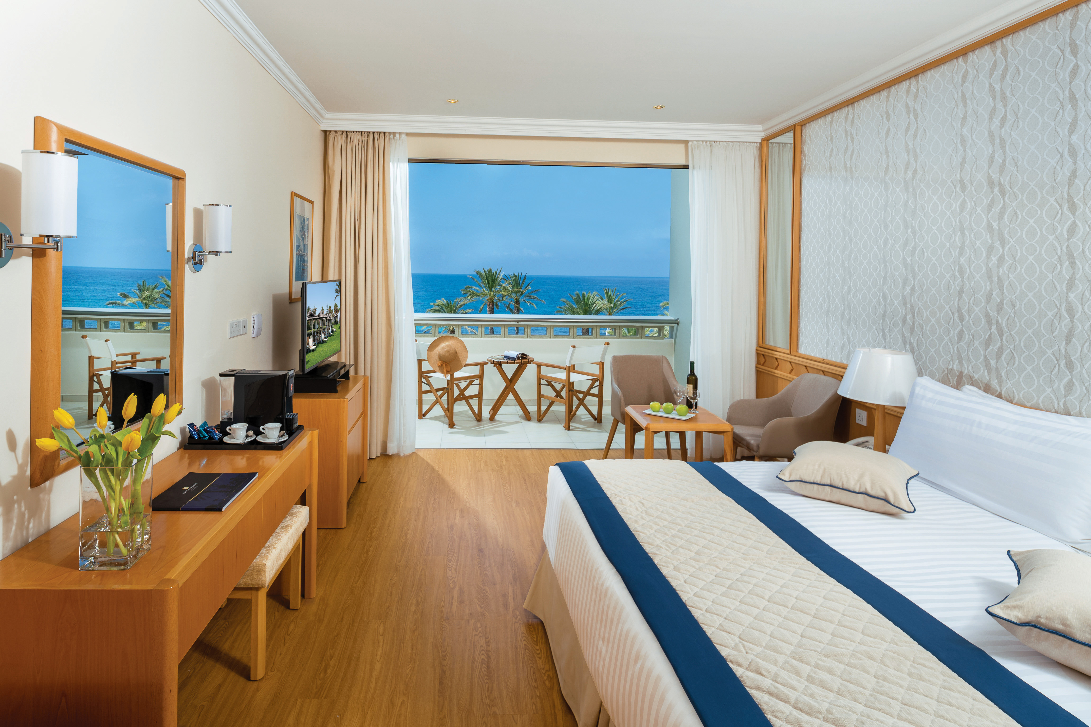 Habitación doble de 1 o 2 camas, superior, vistas al mar