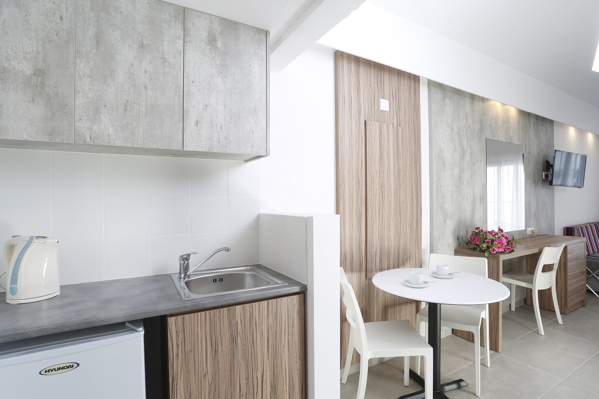 Camera, monolocale, lato mare