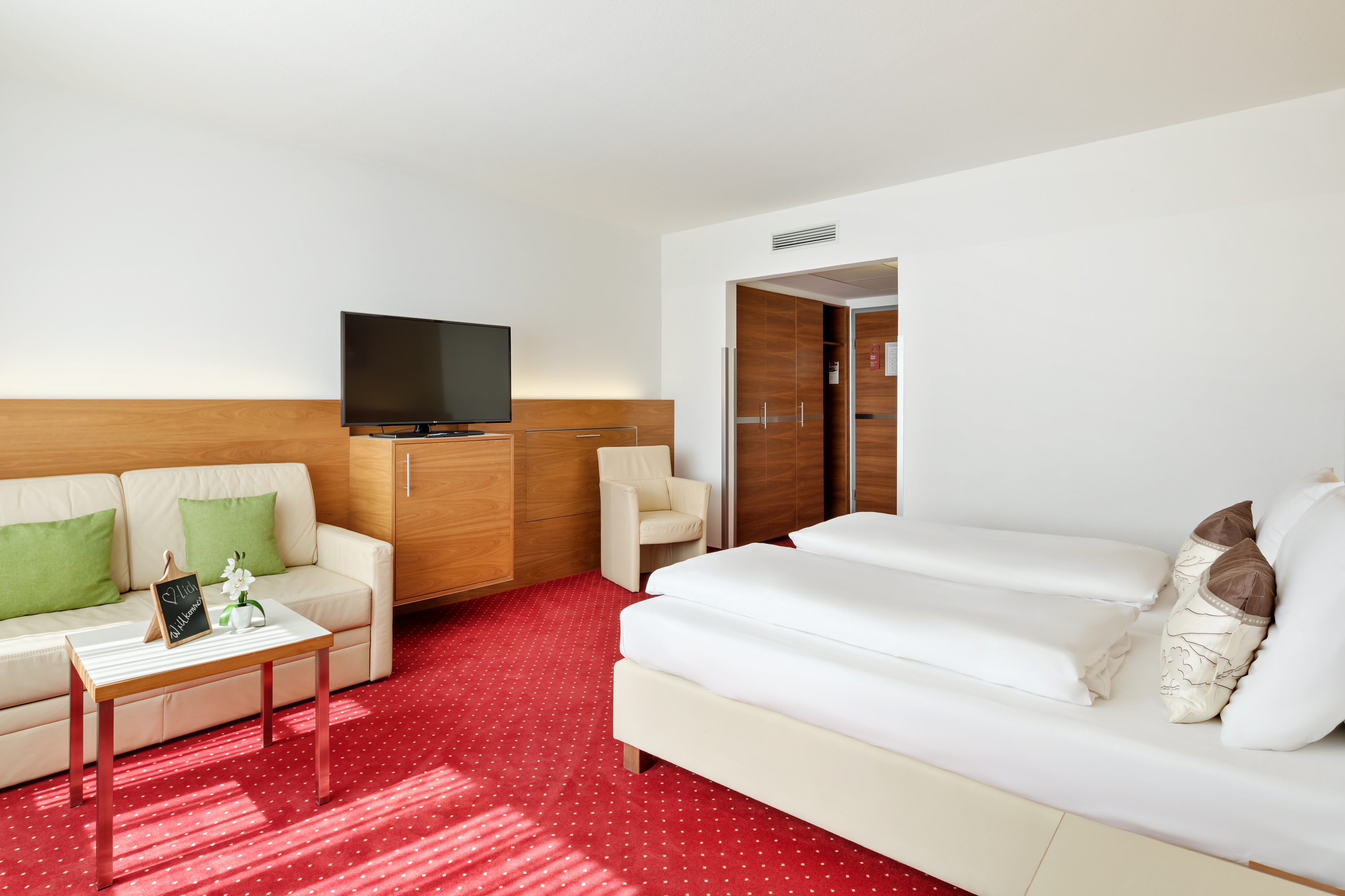 Chambre double avec 1 ou 2 lits, premium