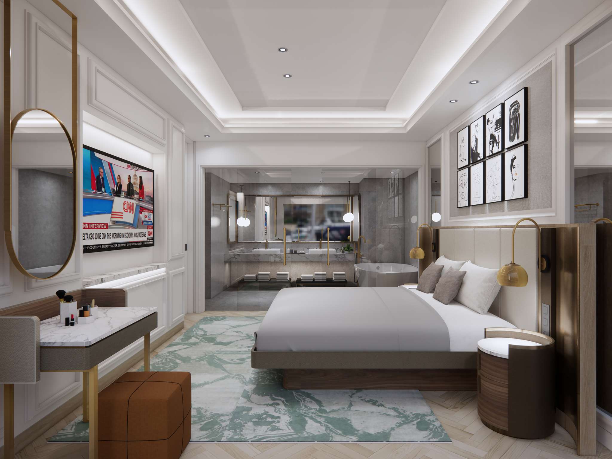 DOPPIA DELUXE CON LETTO KING SIZE