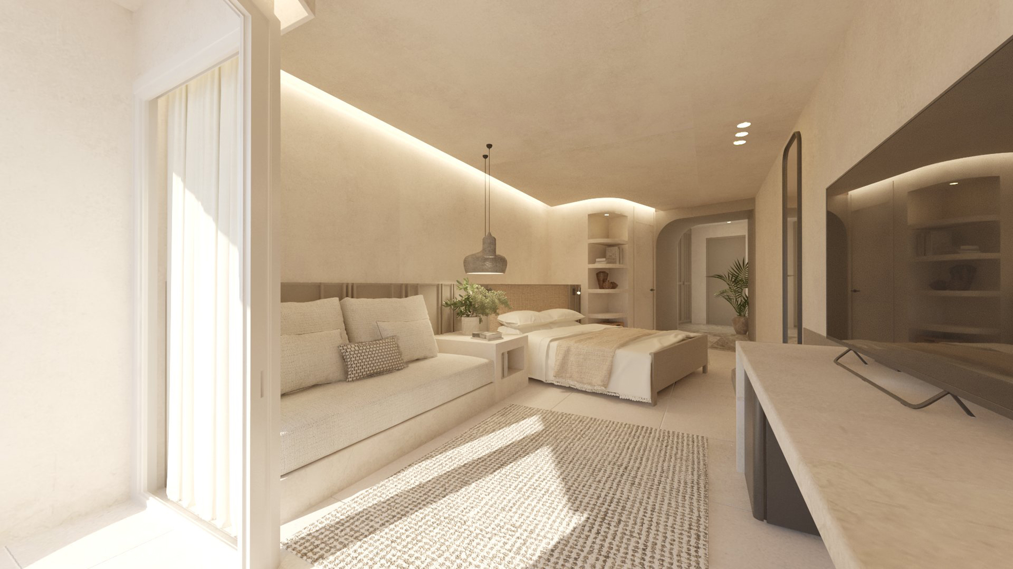 Double room, balcony