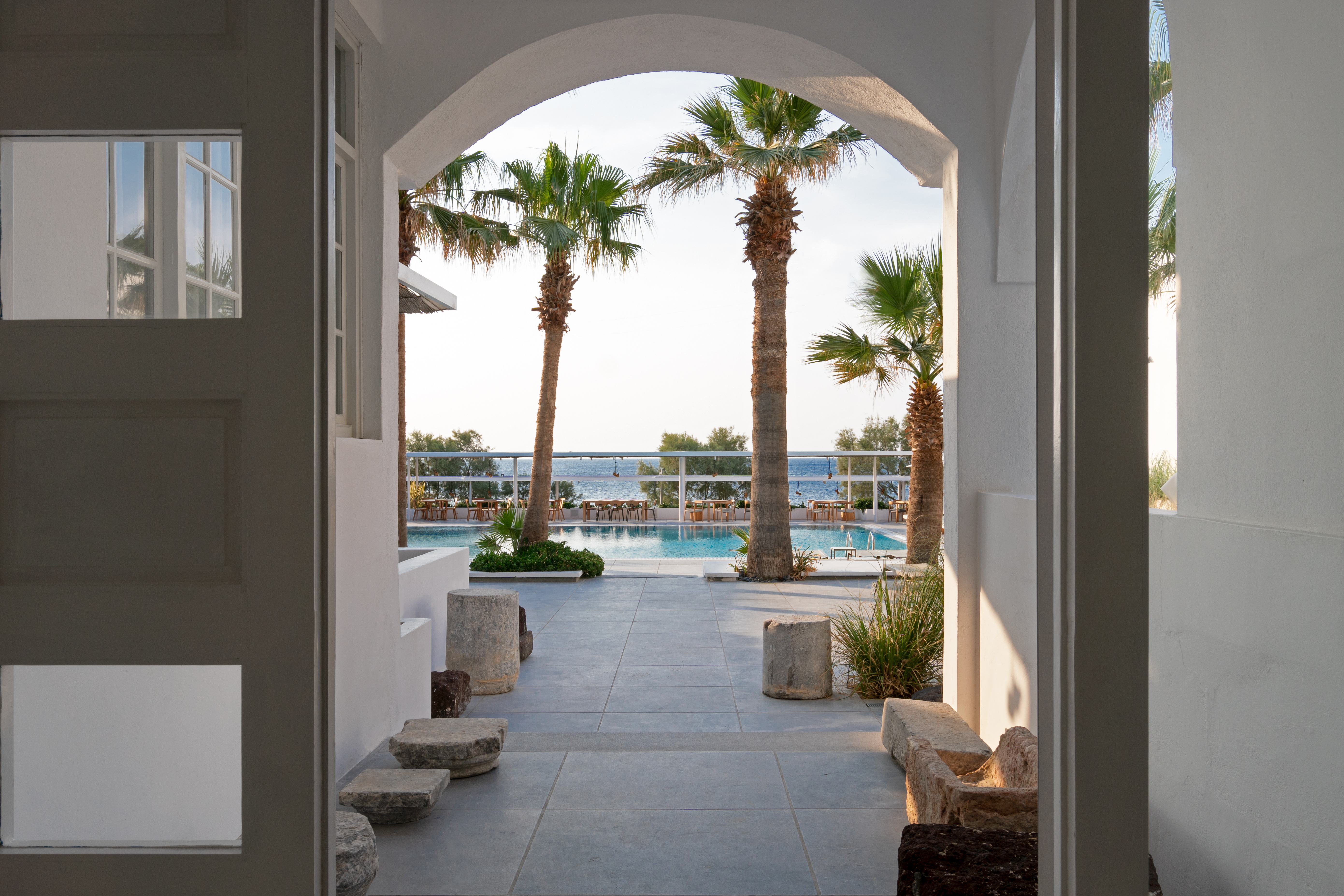 Kamari Beach - nuotrauka