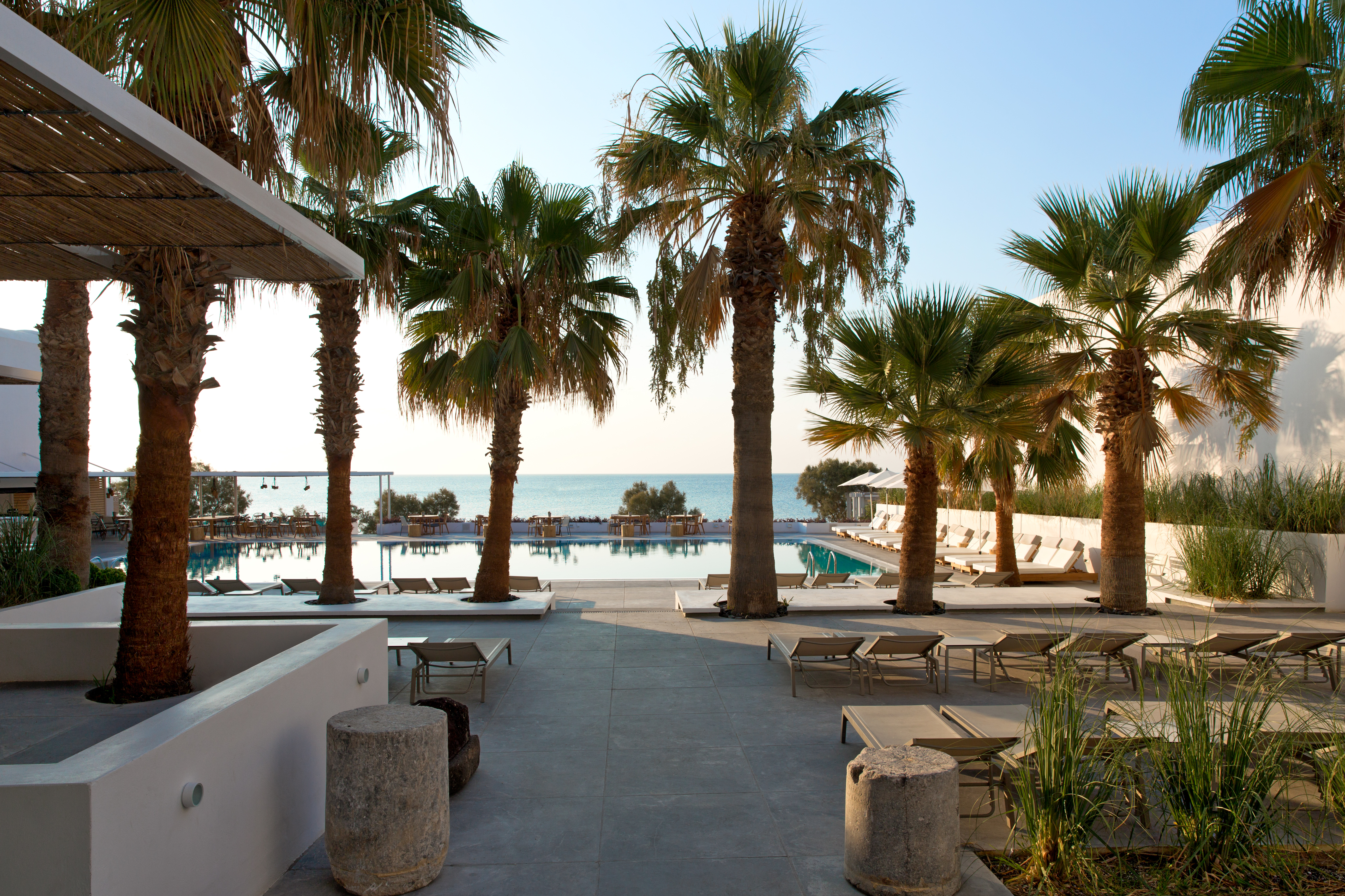 Kamari Beach - nuotrauka