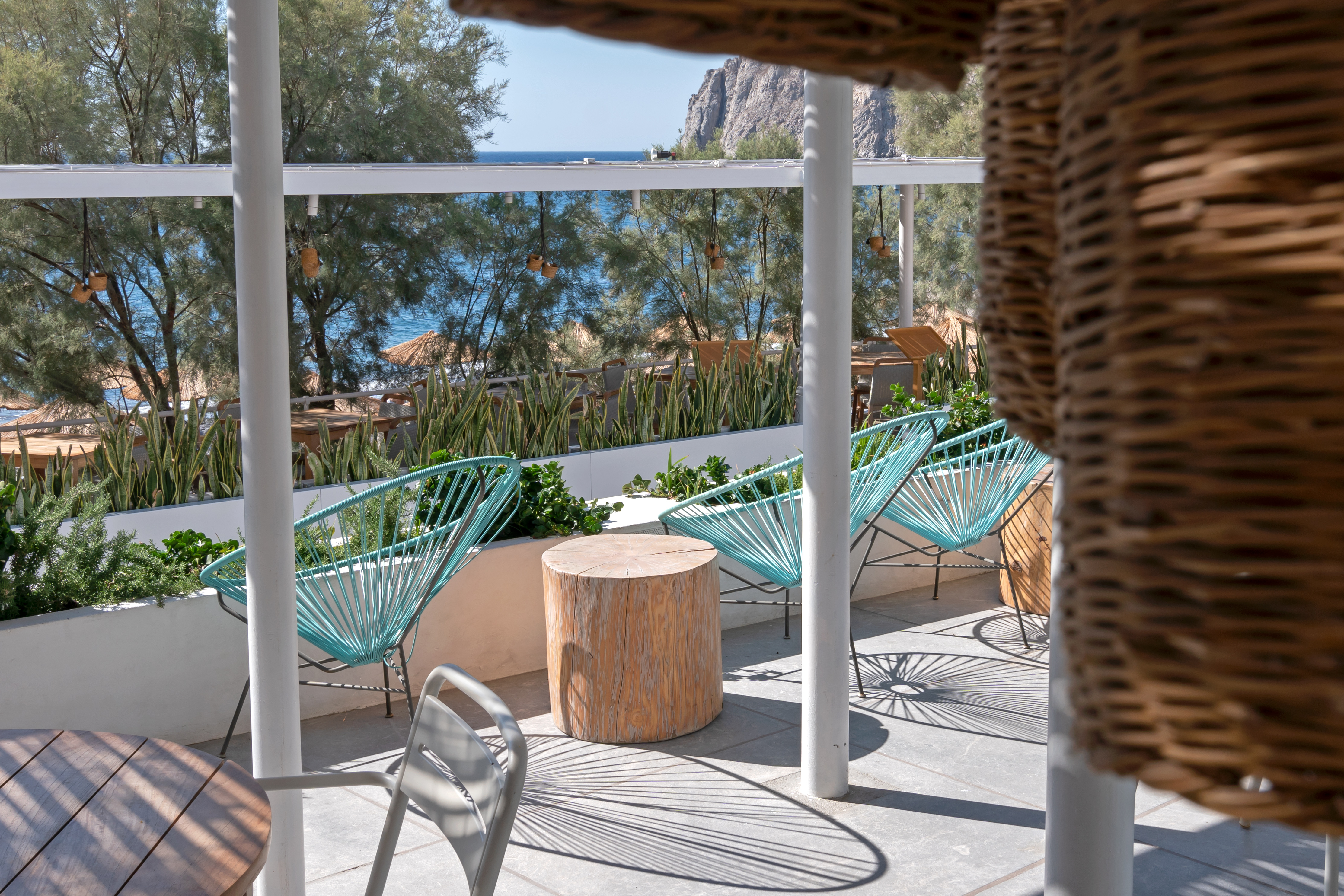 Kamari Beach - nuotrauka