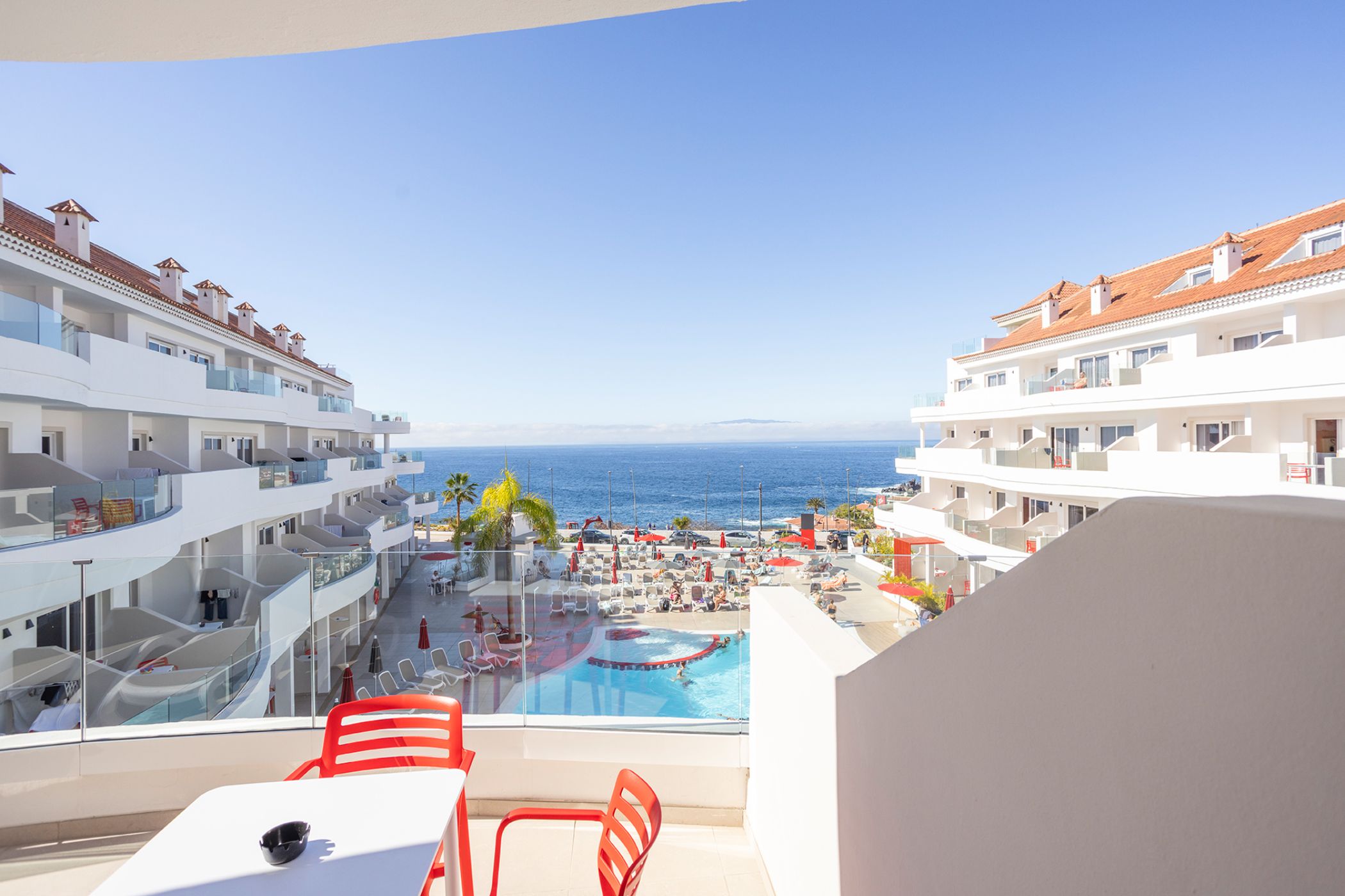 Habitación doble de 1 o 2 camas, vistas al mar