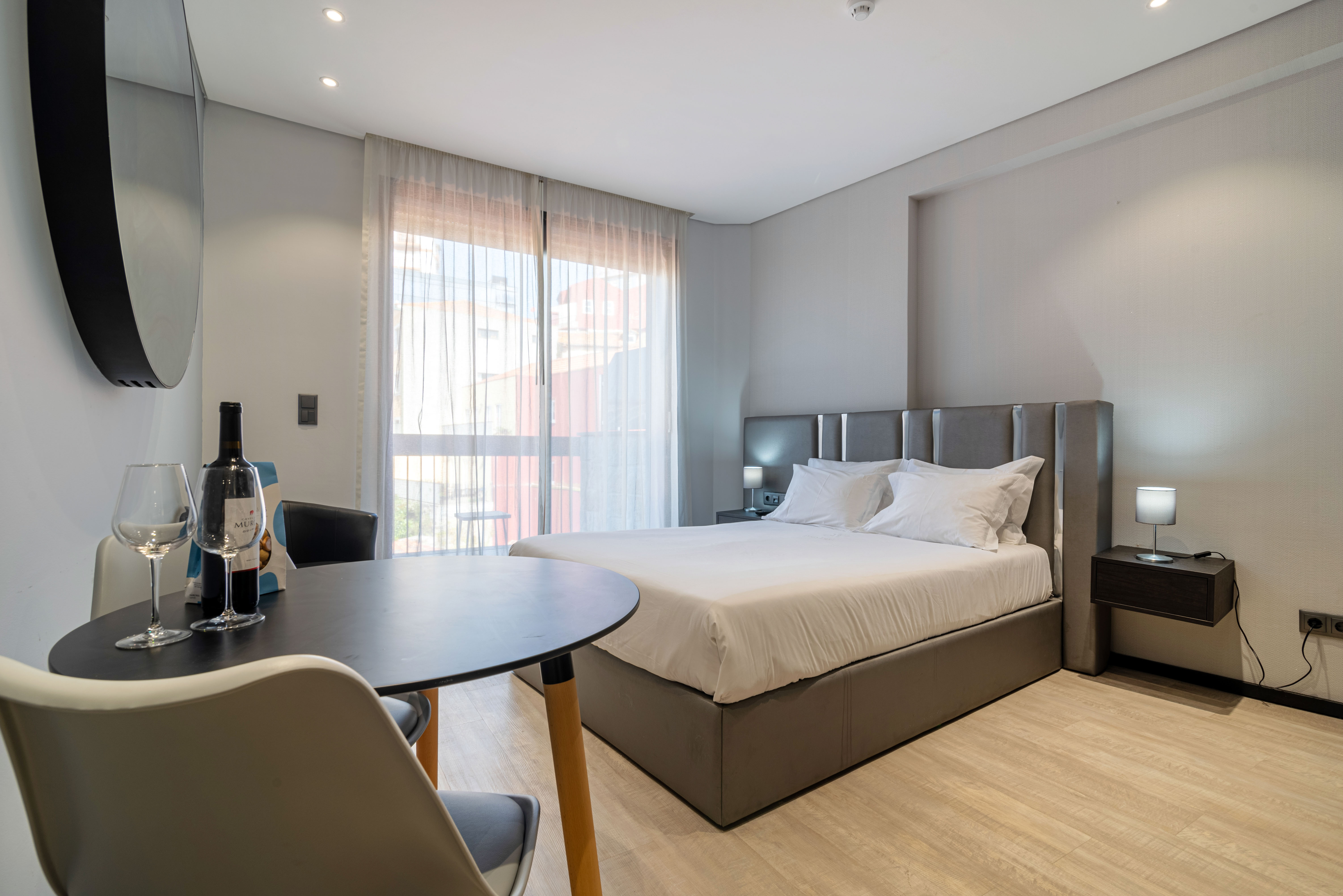 Habitación, tipo estudio, terraza