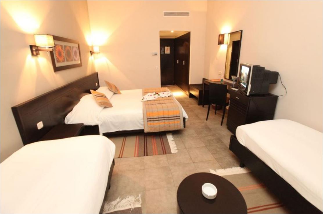 Habitación, familiar, vistas al mar