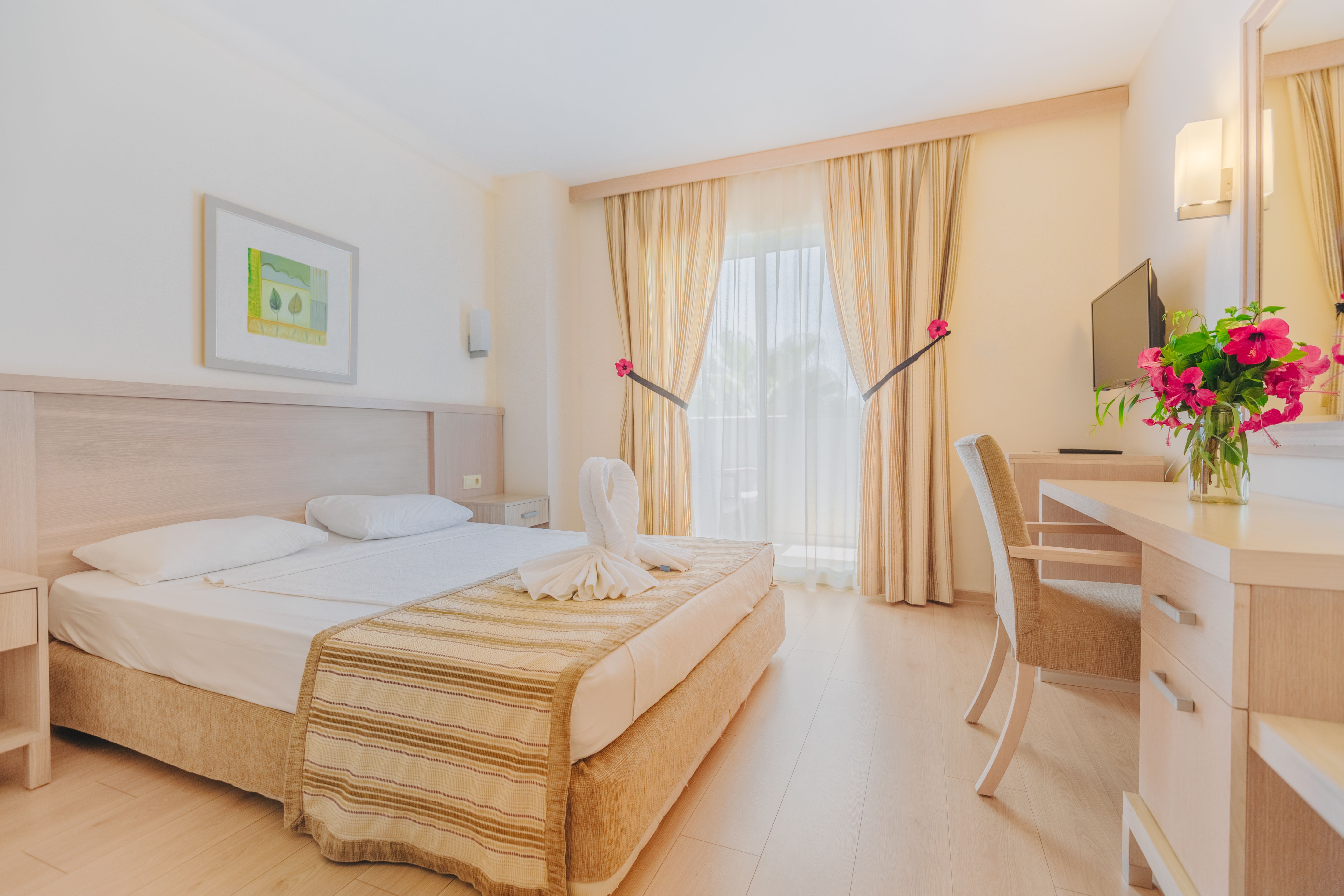 Habitación doble, al lado del mar