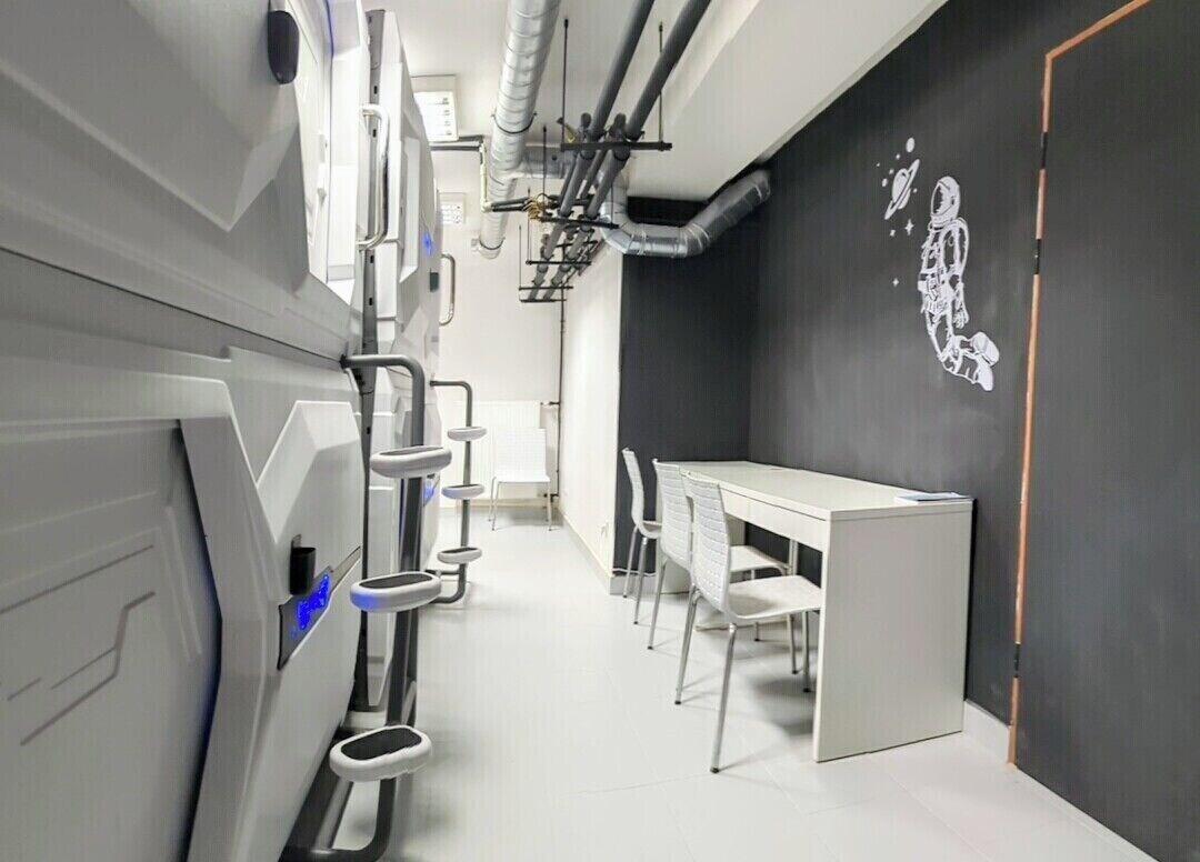 Capsule Hostel Floor -1 Self Check In