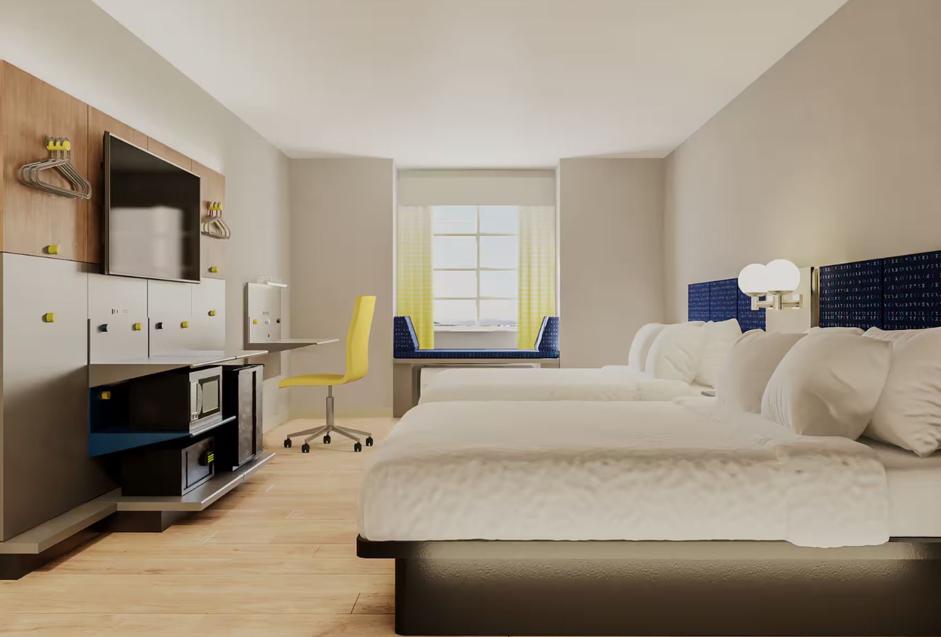 Twin room, accessible