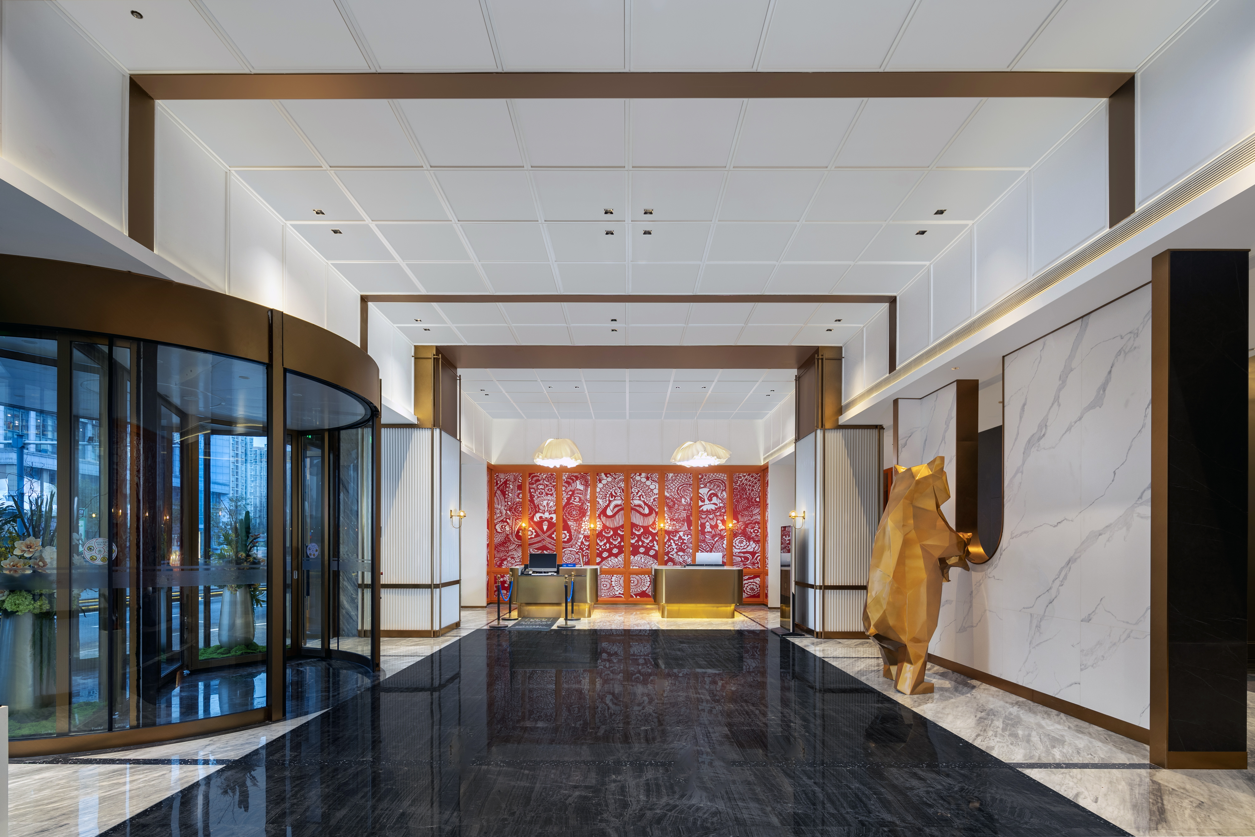 Lobby 4, Howard Johnson Life Qingyang Chengdu, Chengdu