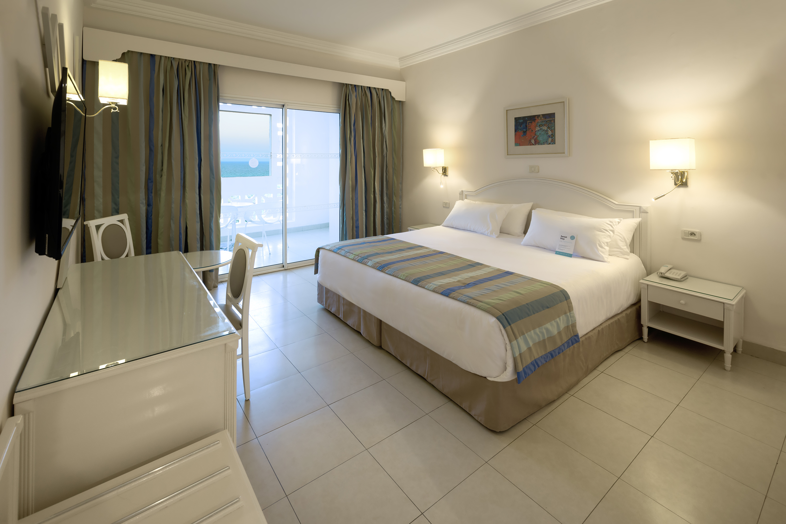 Chambre, familiale, vue sur la mer