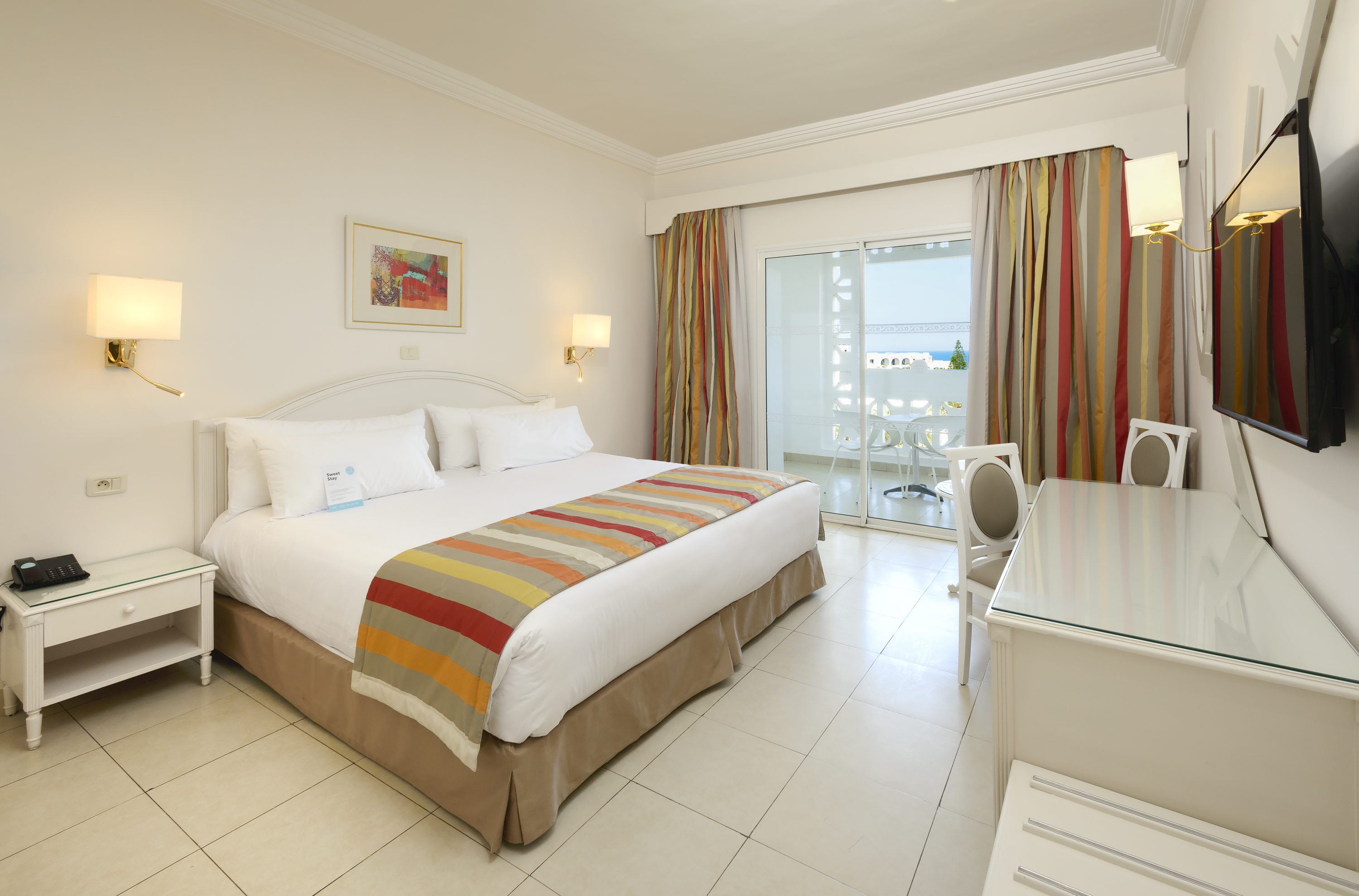 Chambre individuelle, vue sur la mer