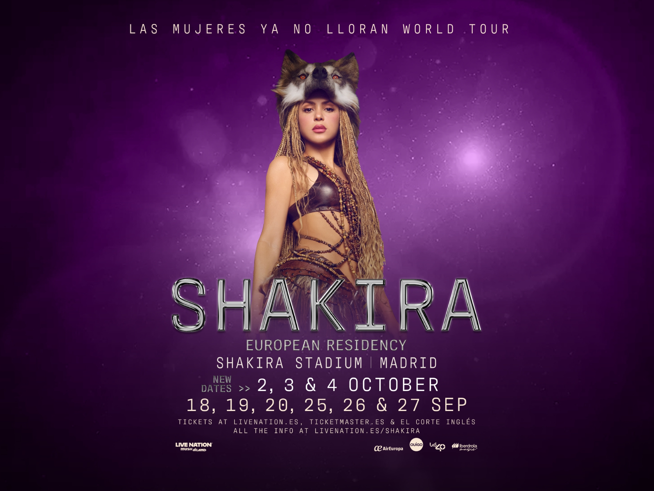 Shakira Madrid 3* Hotel + Entradas