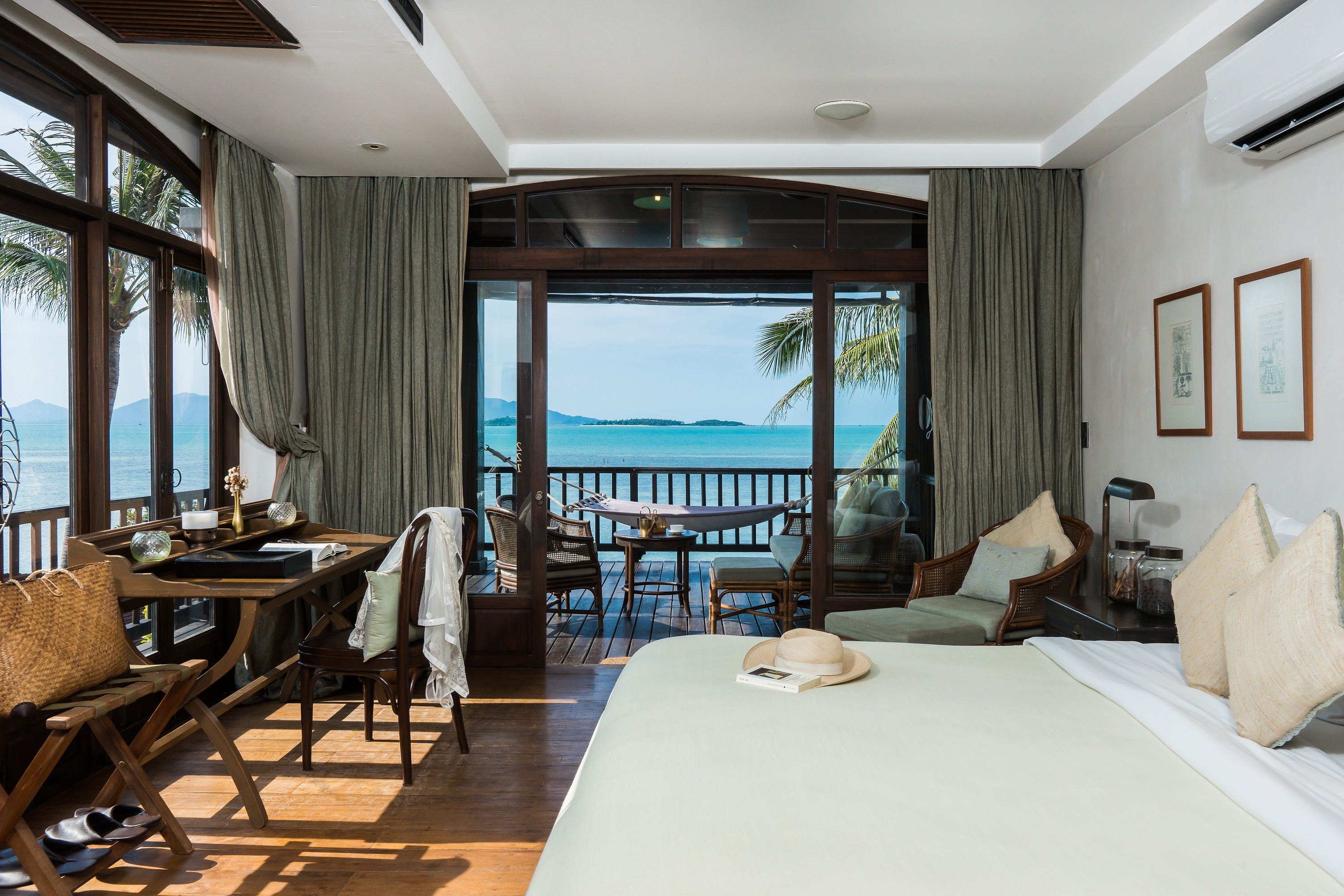 Suite, direkt am strand, am ozean