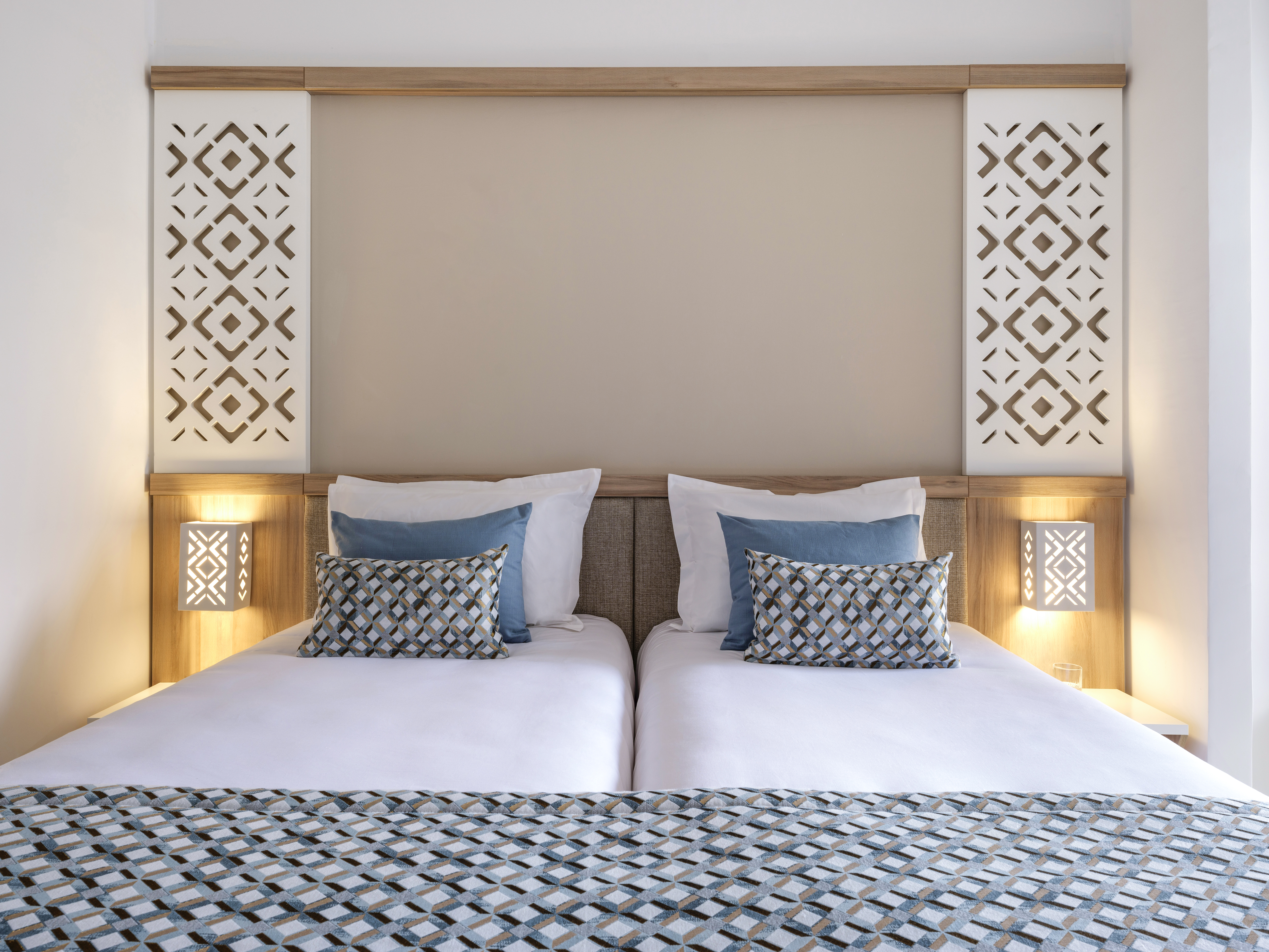Chambre double, vue sur le jardin