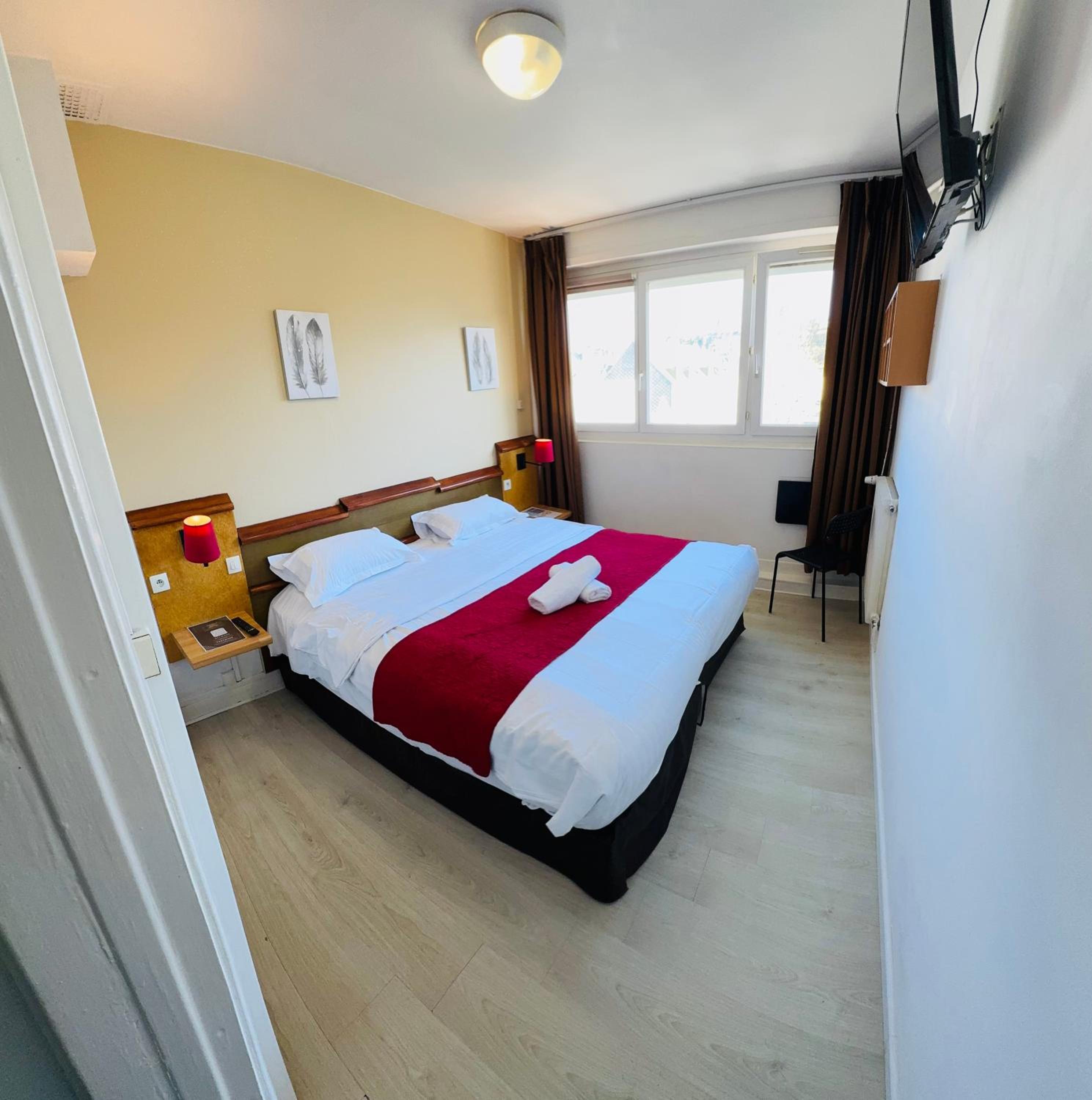 Chambre avec 2 lits