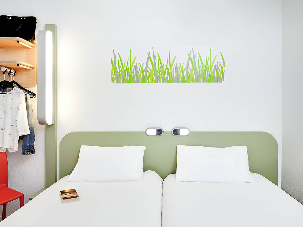 Chambre avec 2 lits