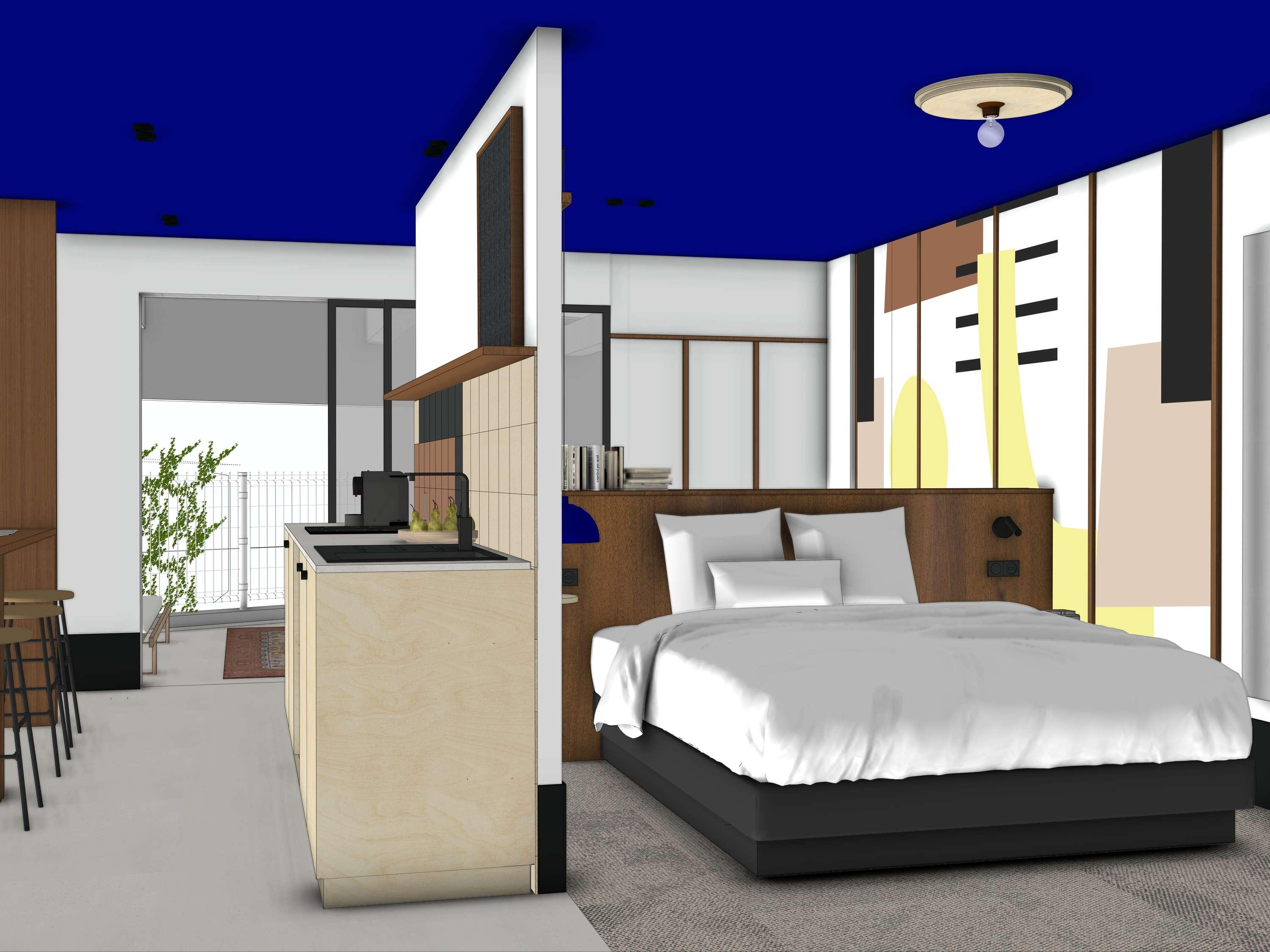 Chambre double, accessible