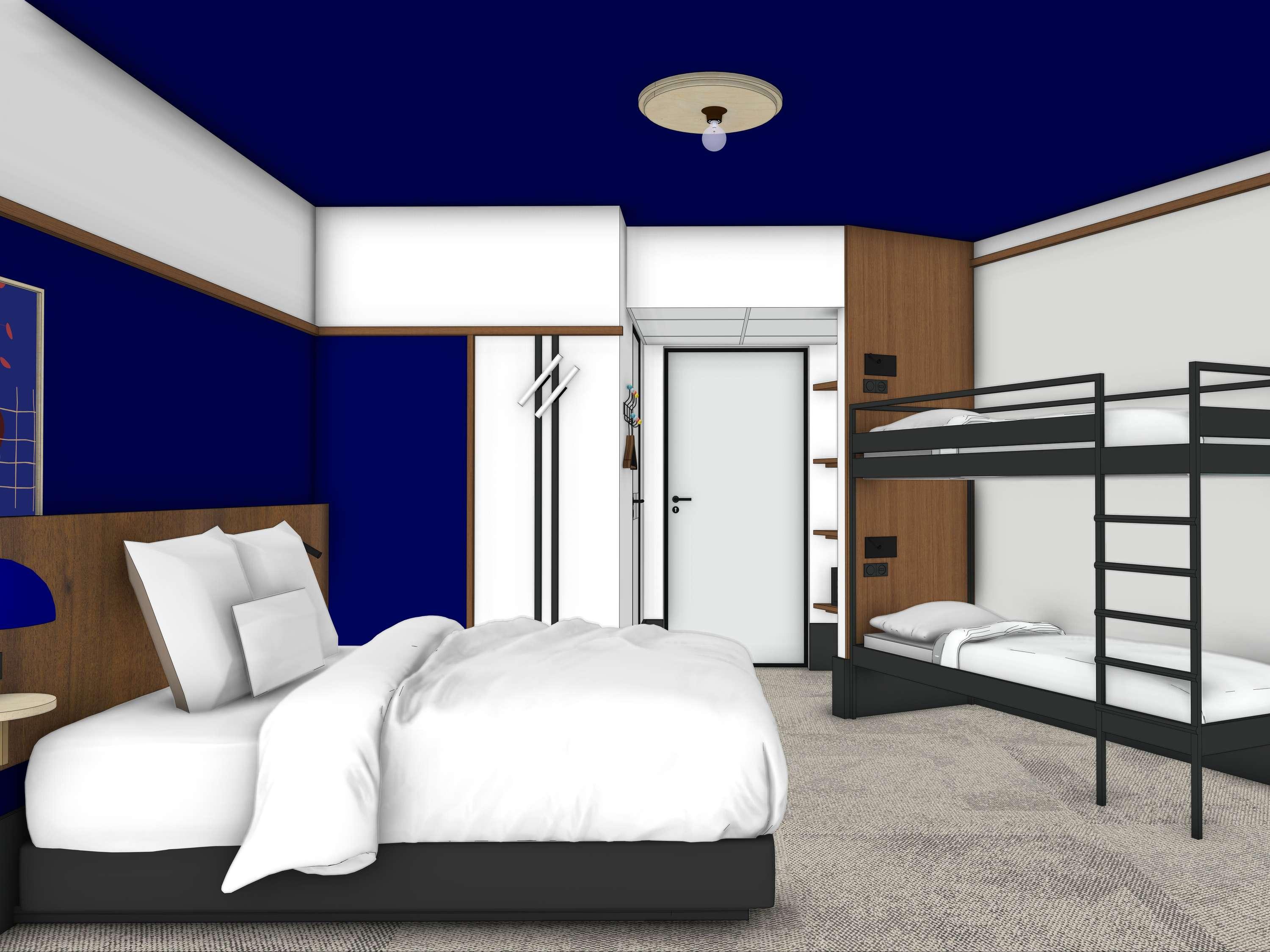 Chambre triple