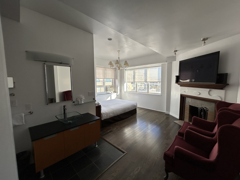 Suite, ático, vistas a la ciudad