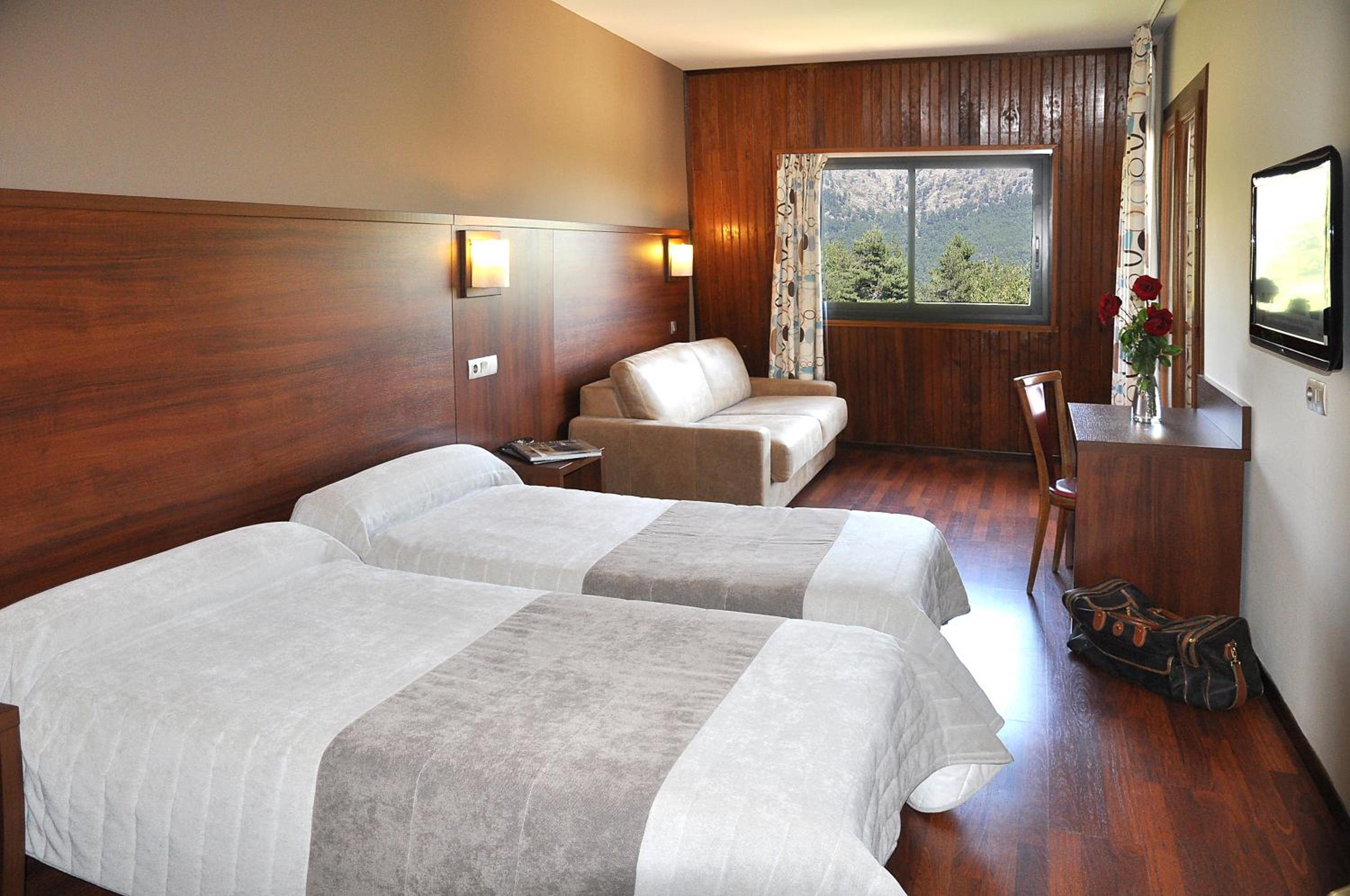 Chambre avec 2 lits