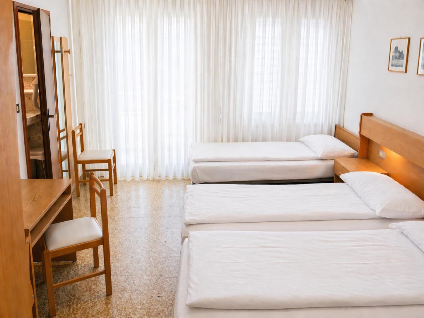 Dreibettzimmer, balkon