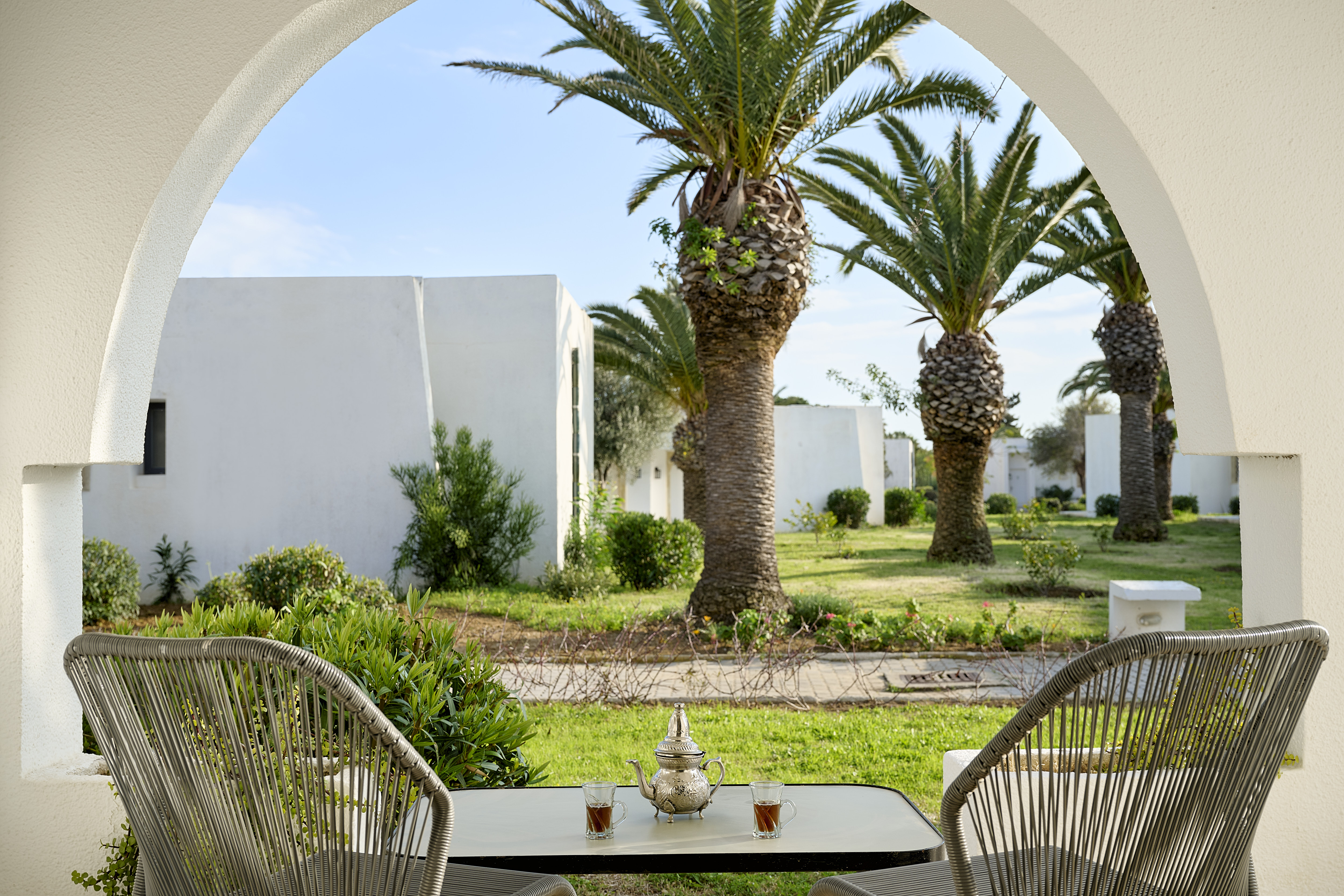 Chambre, familiale, vue sur le jardin