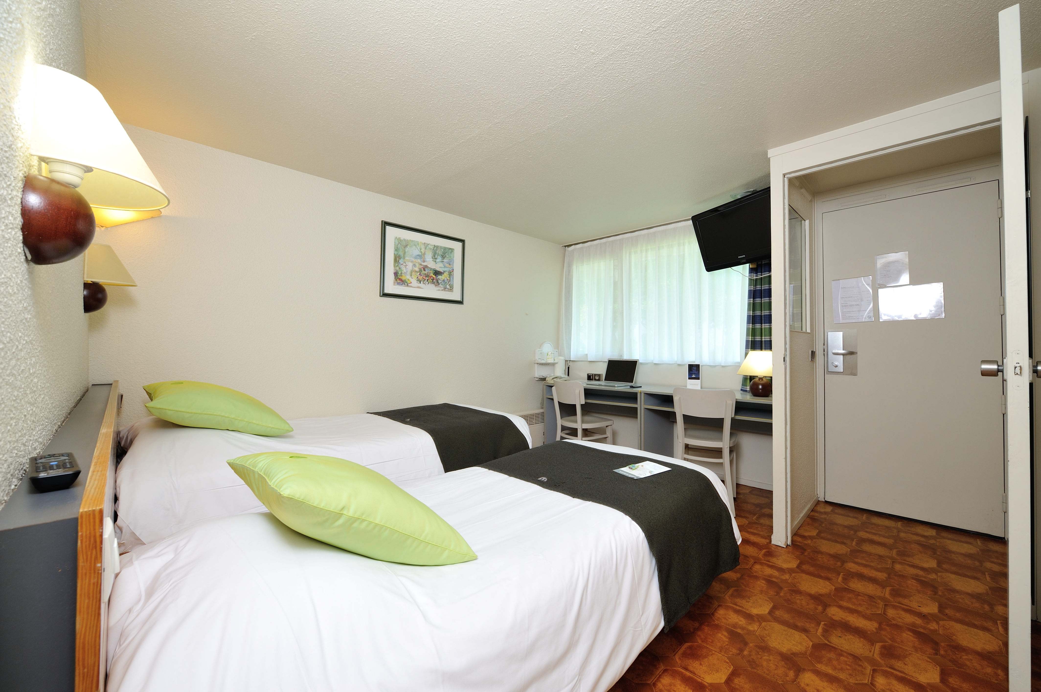 Chambre avec 2 lits