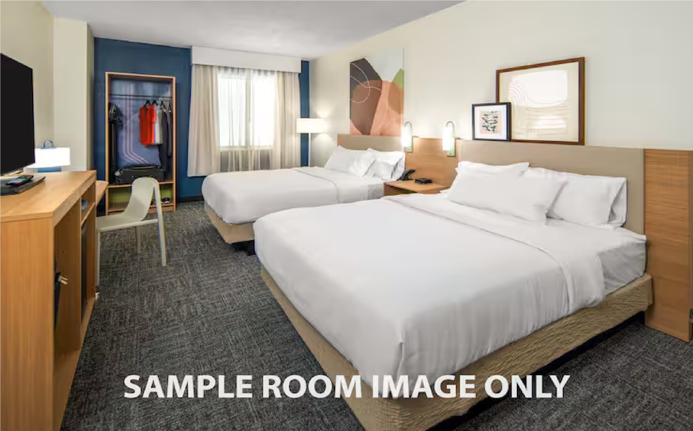 Chambre double, accessible