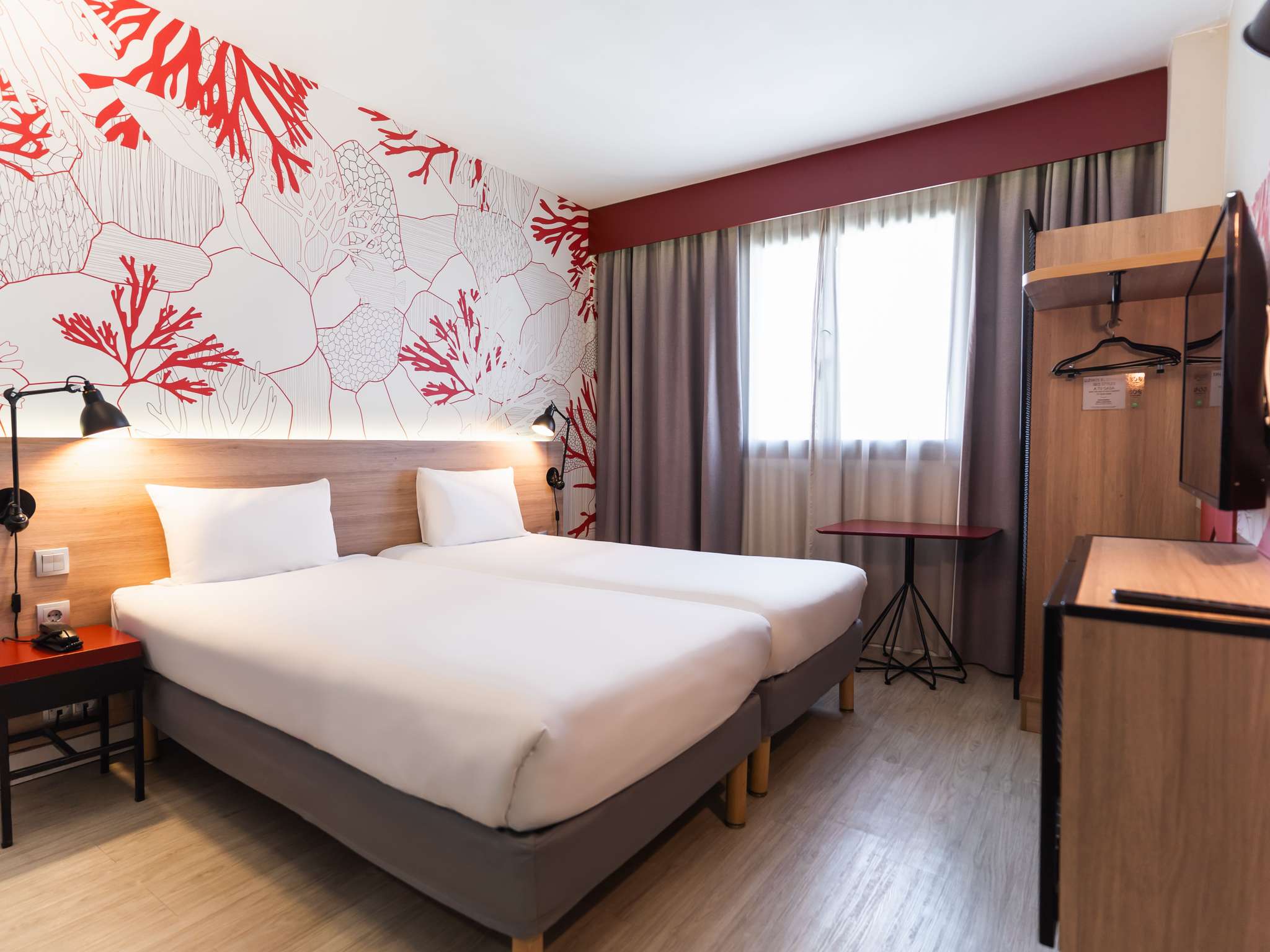 Chambre avec 2 lits