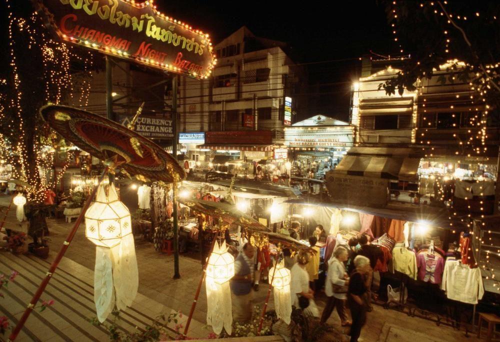 Night Bazaar Place Chiang Mai by null
