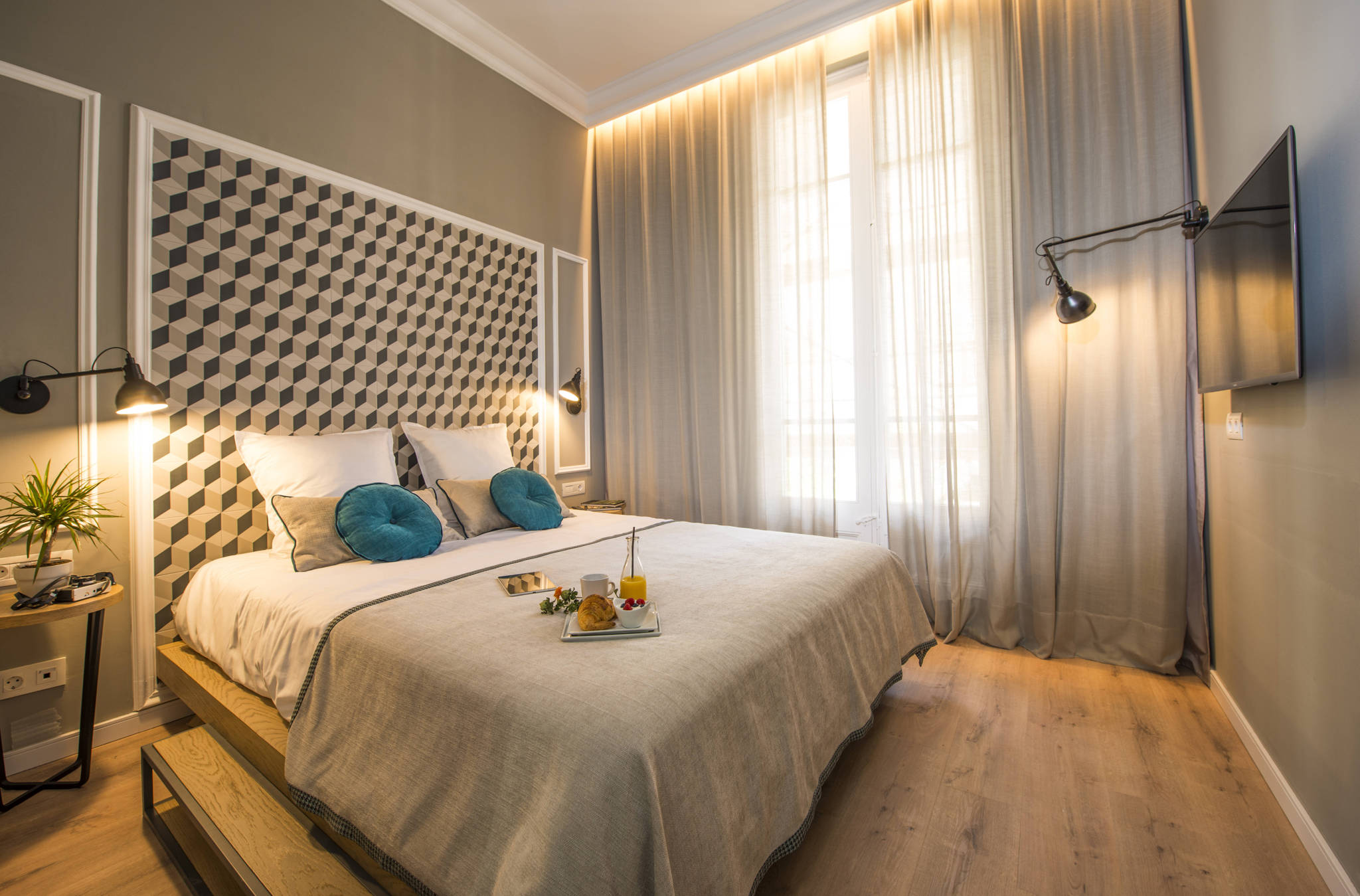 Chambre double, balcon