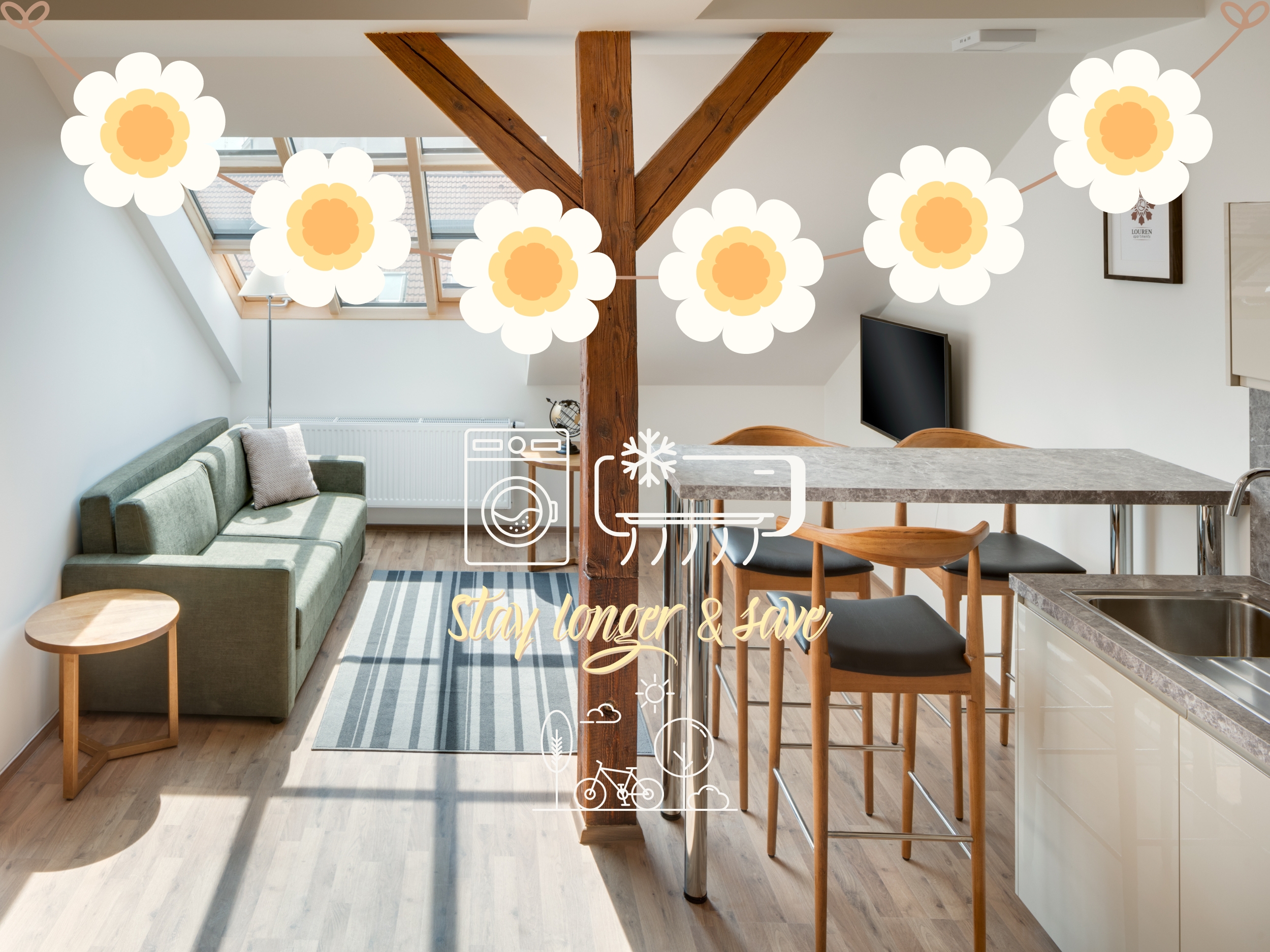 Apartamento, 2 habitaciones